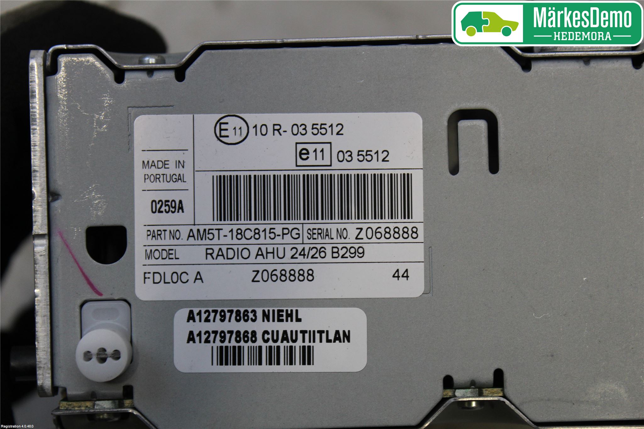 Ford FIESTA 13-17 Stereo Radio Med Cd