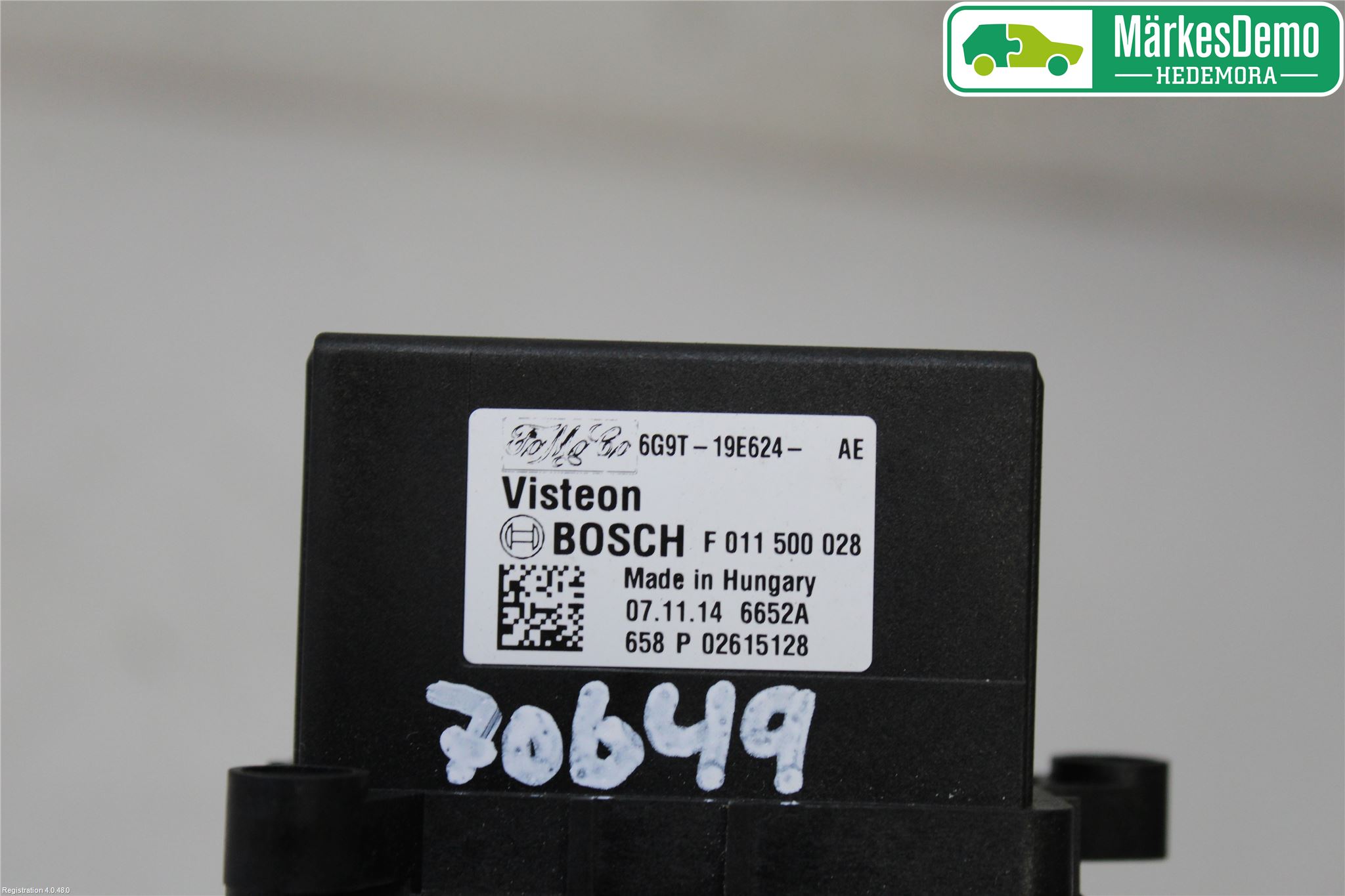 Ford FIESTA 13-17 Varmeapparat Viftemotstand