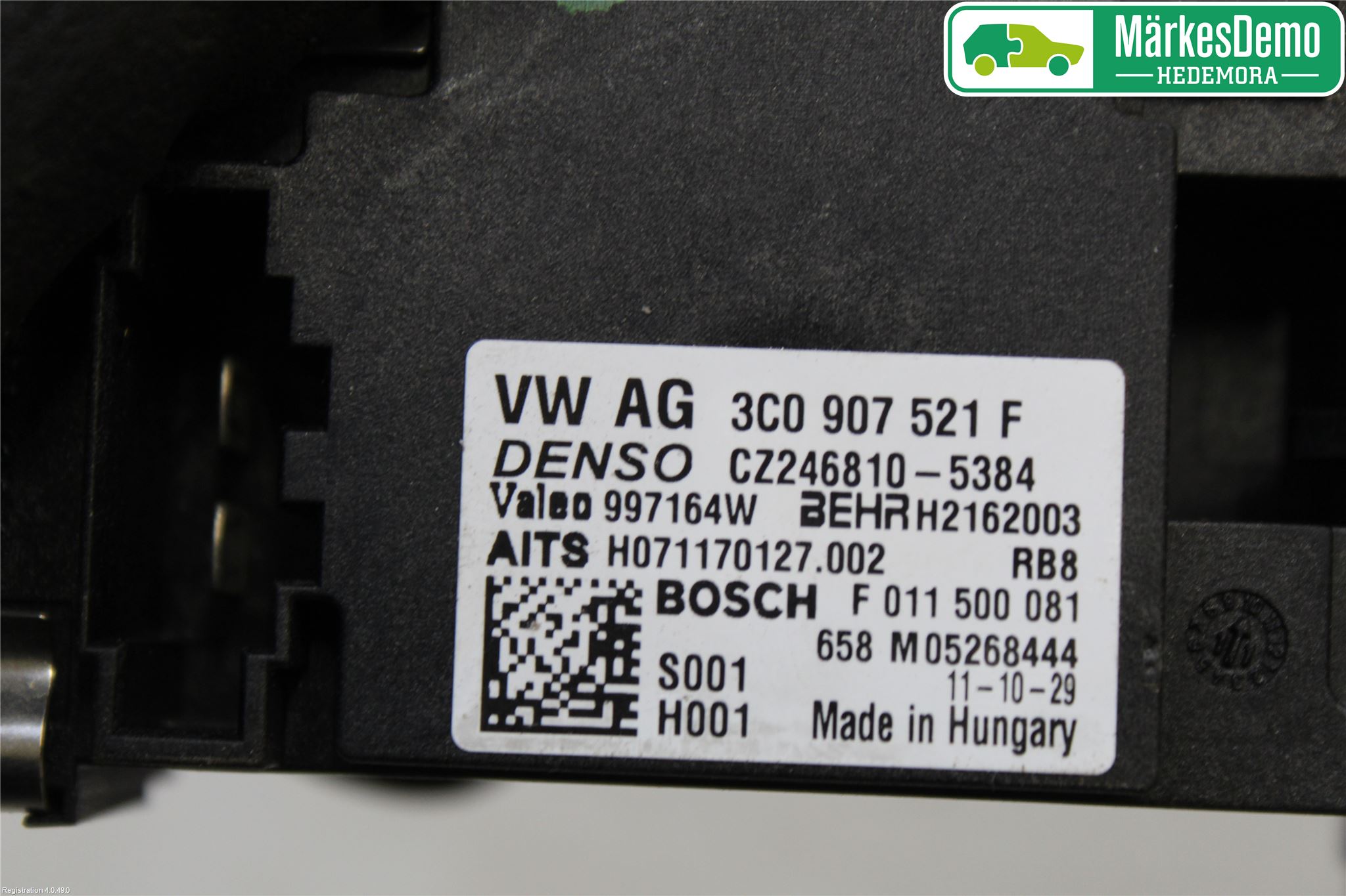 Volkswagen VW TIGUAN 07-16 Varmeapparat Viftemotstand