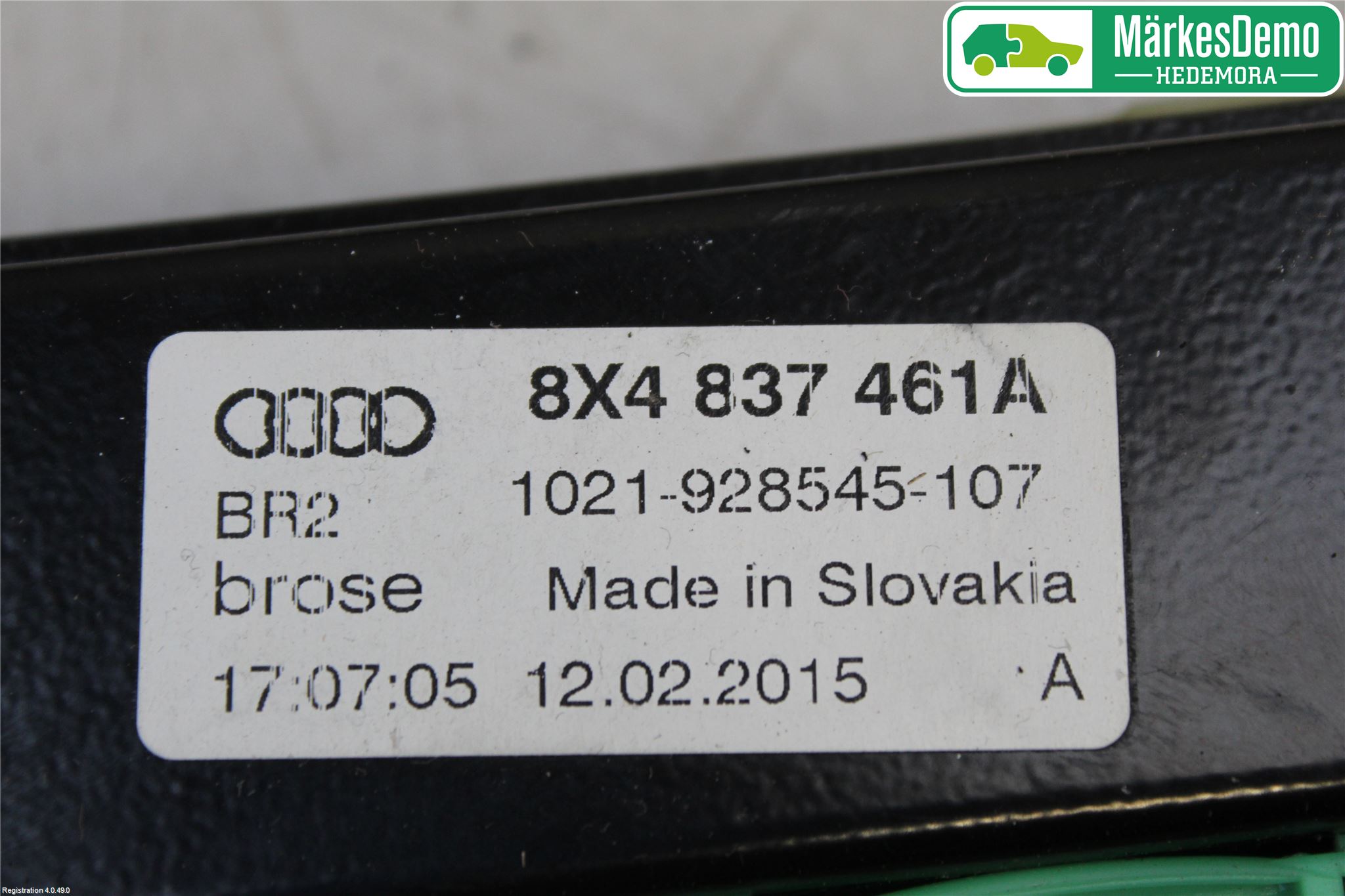 Audi A1/S1 11-18 Vindusheis El Komp
