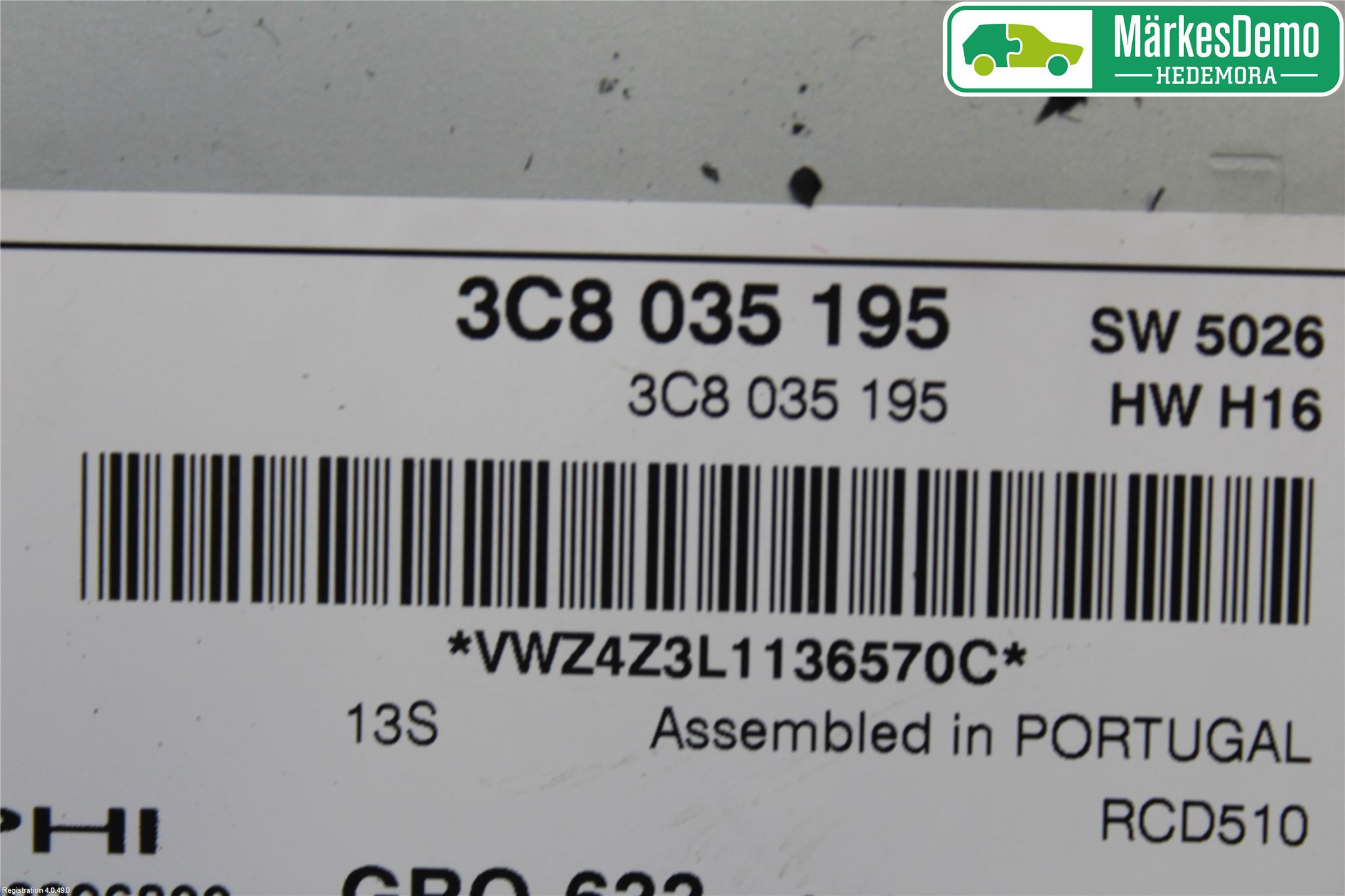 Volkswagen VW PASSAT 11-14 Stereo Radio Med Cd