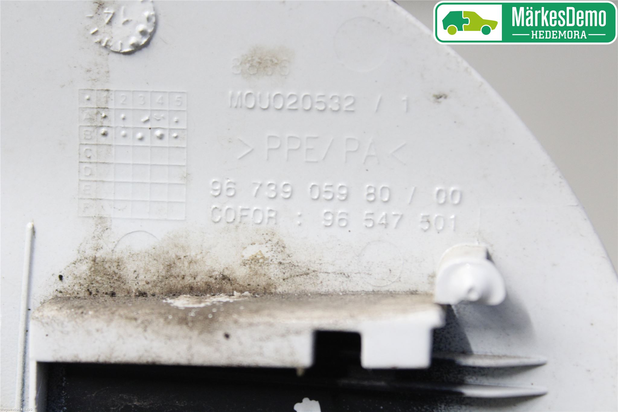 Peugeot 208 12-15 Drivstoff Tankluke