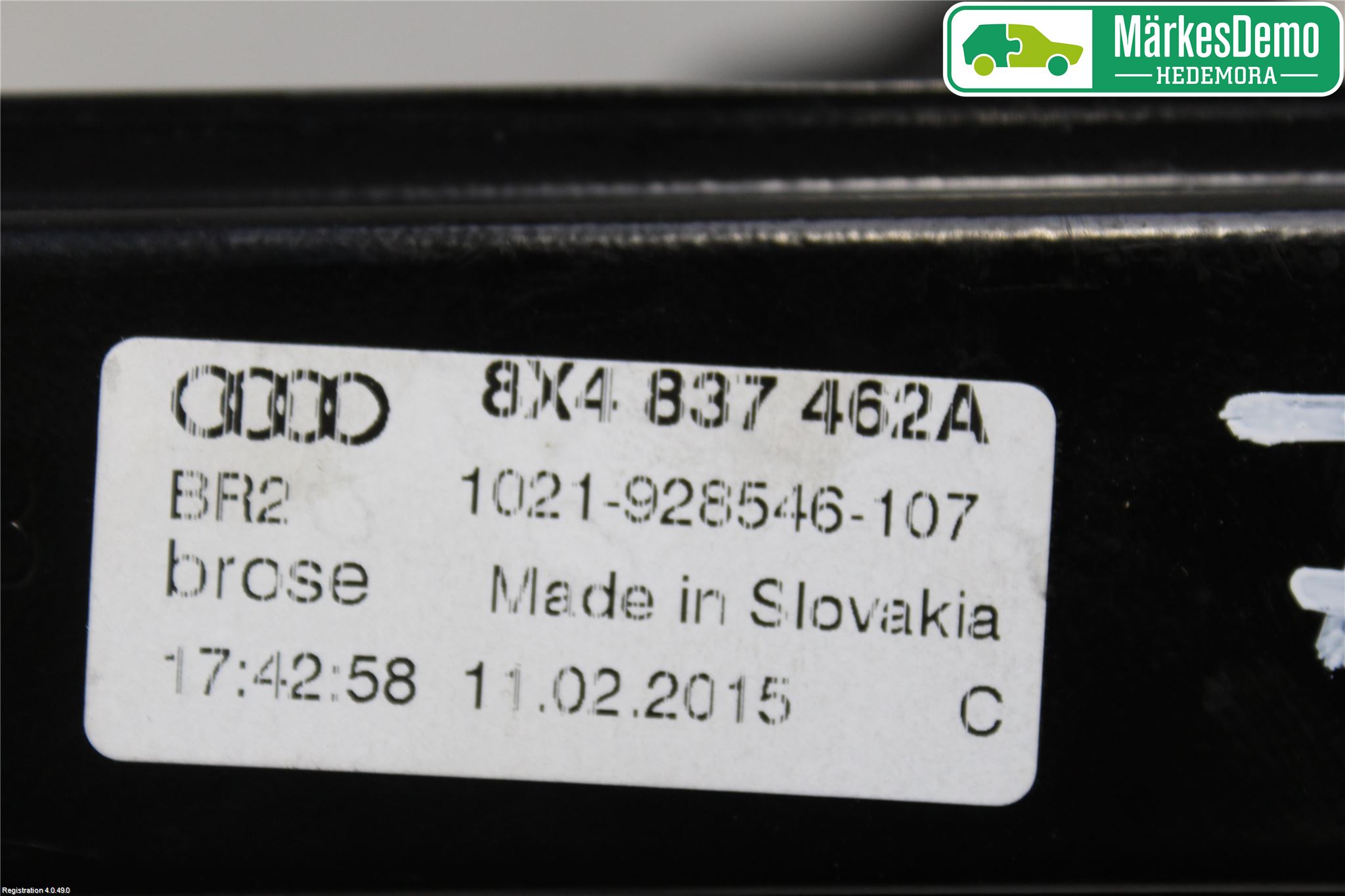 Audi A1/S1 11-18 Vindusheis El Komp
