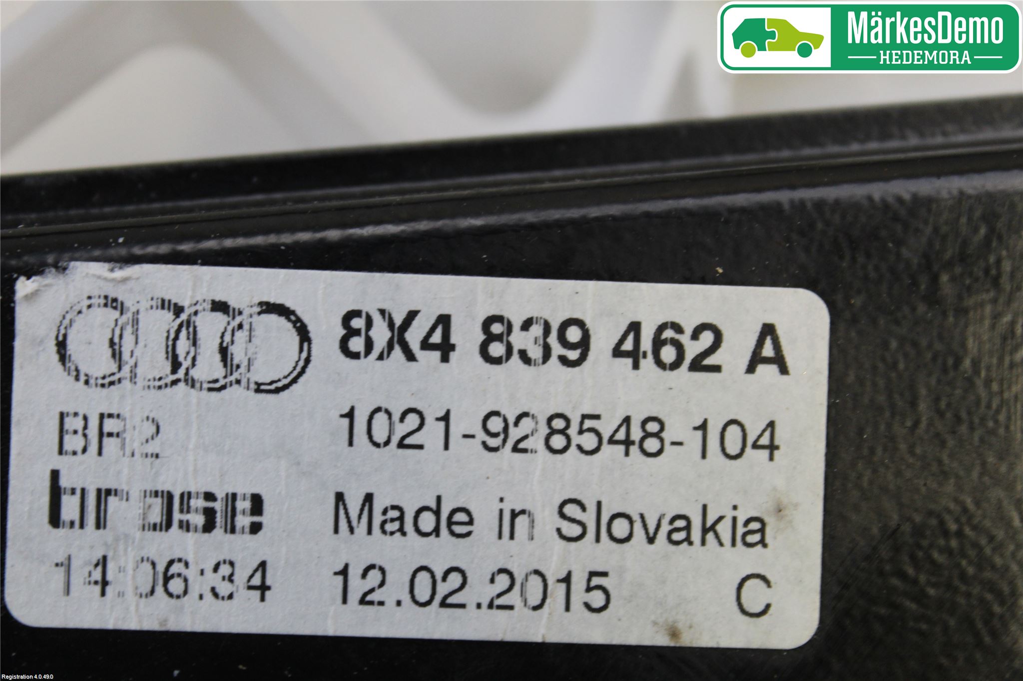Audi A1/S1 11-18 Vindusheis El Komp