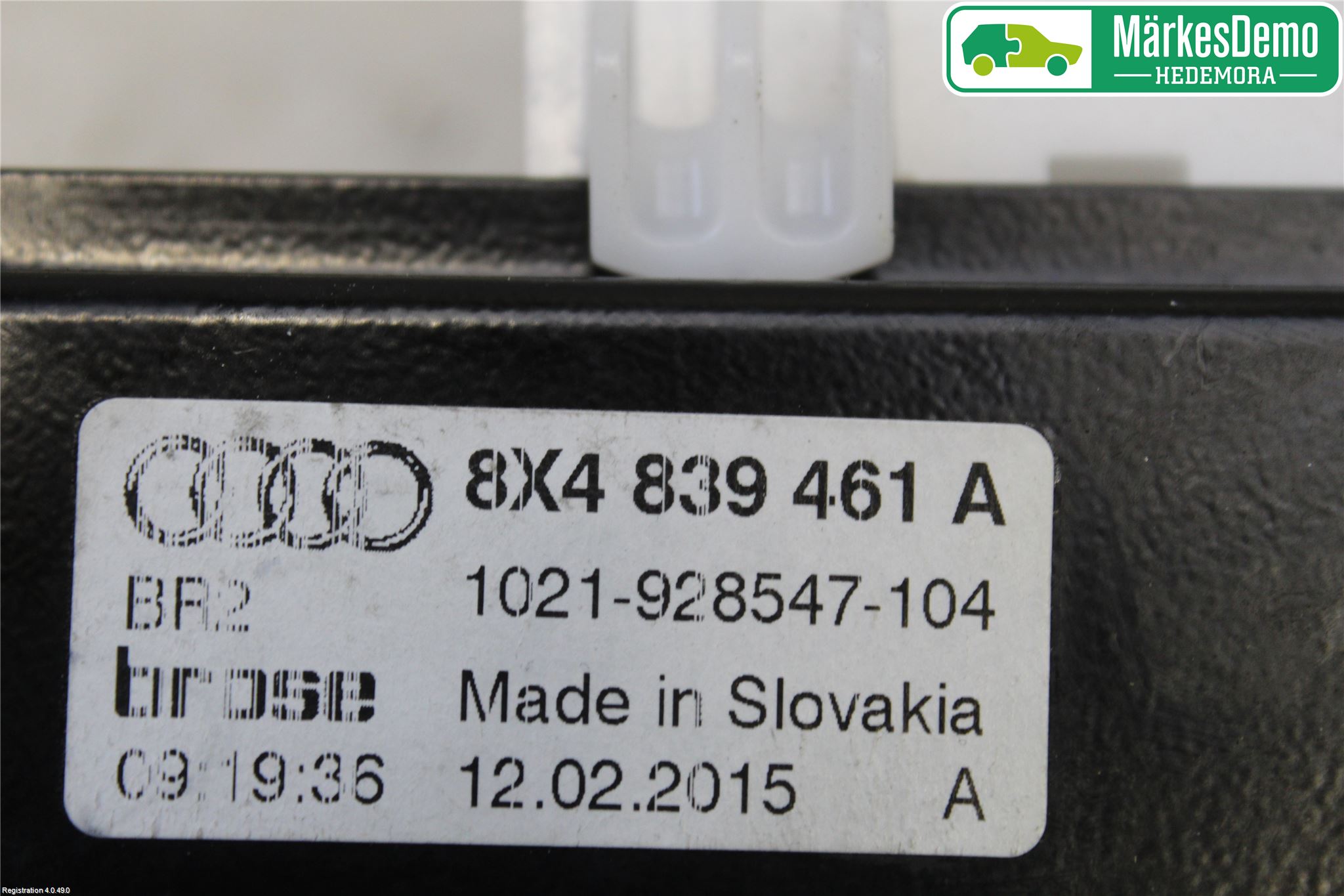 Audi A1/S1 11-18 Vindusheis El Komp