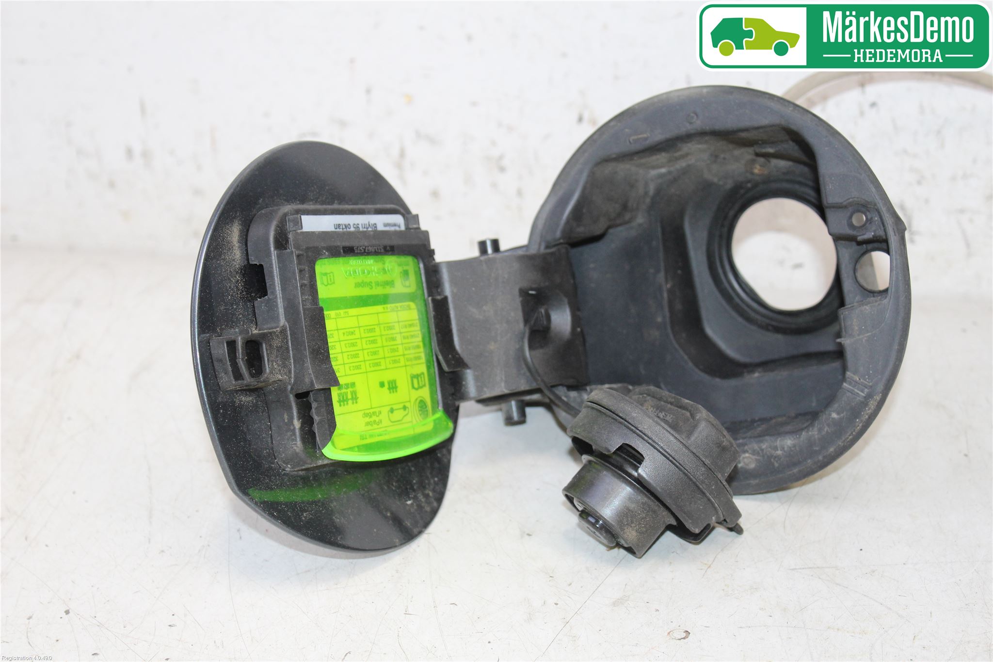 Skoda RAPID Drivstoff Tankluke