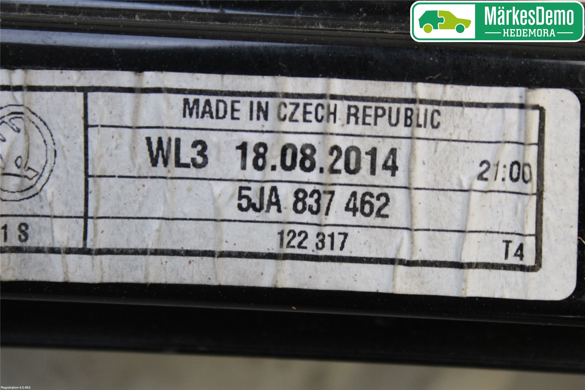 Skoda RAPID Vindusheis El Komp