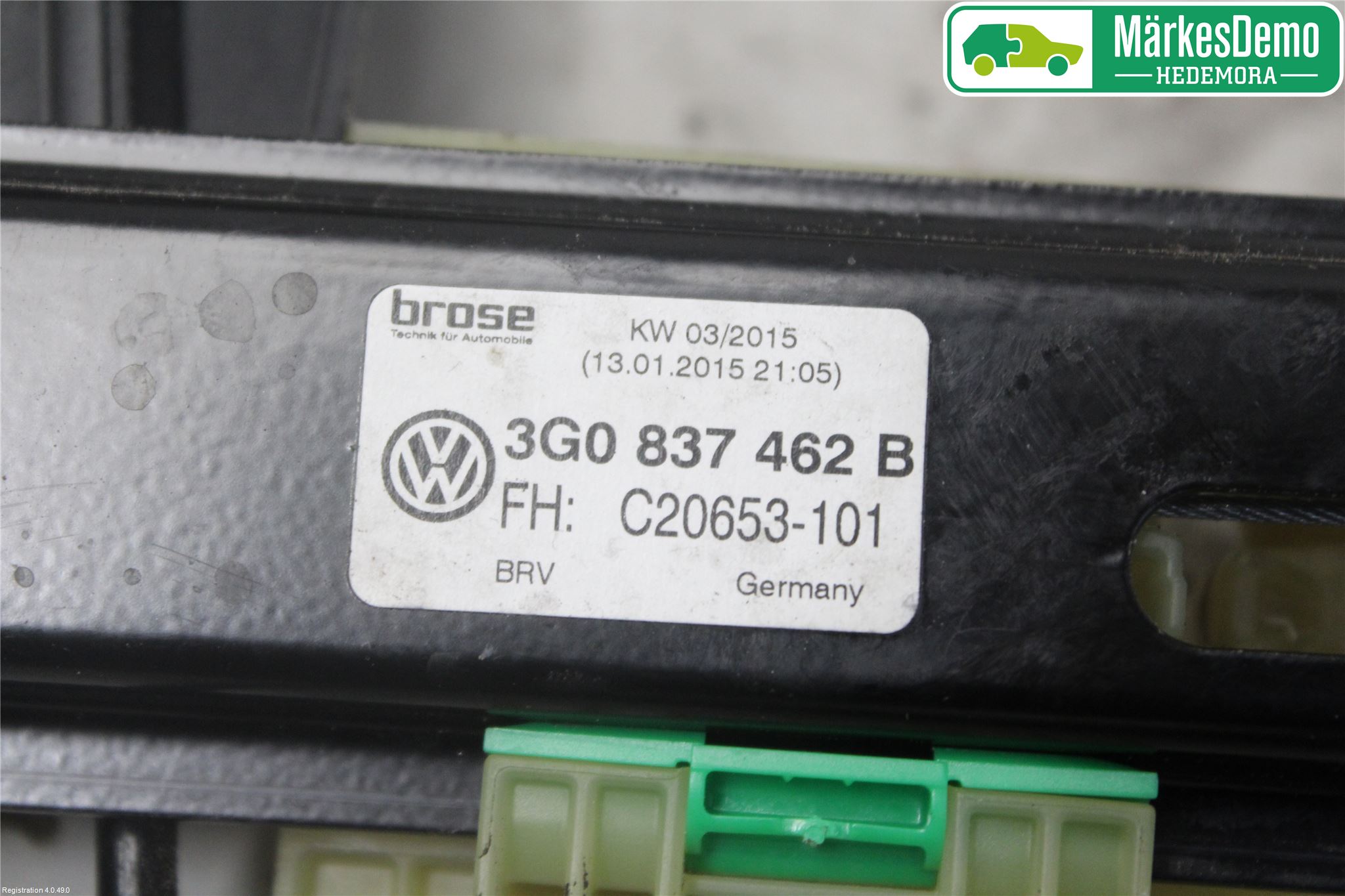 Volkswagen VW PASSAT 15-19 Vindusheis El Komp