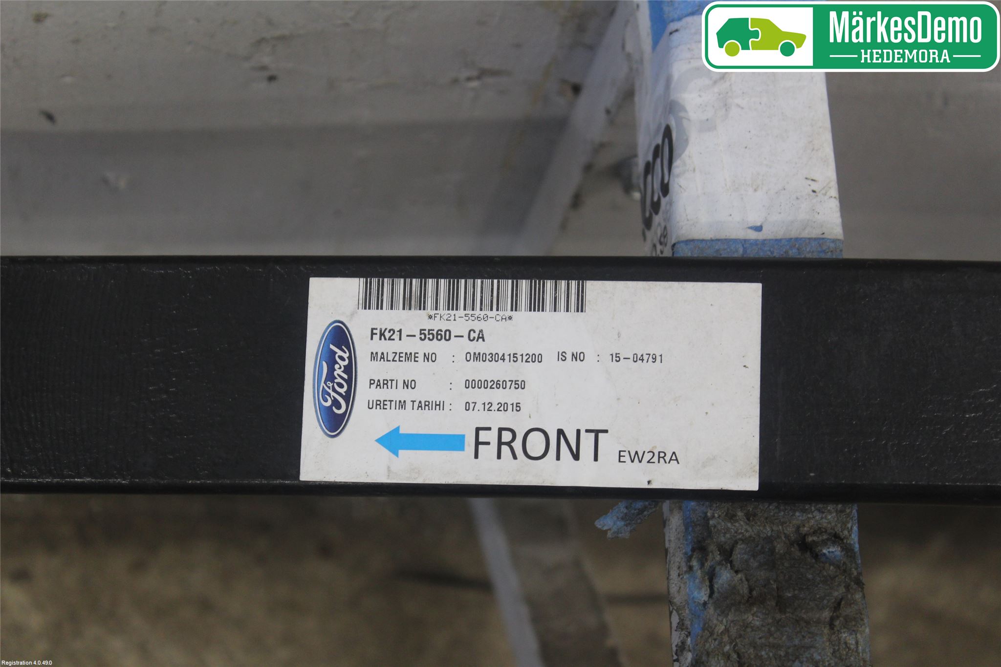 Ford TRANSIT SKÅP/BUSS 14-22 Fjær Bak Blad