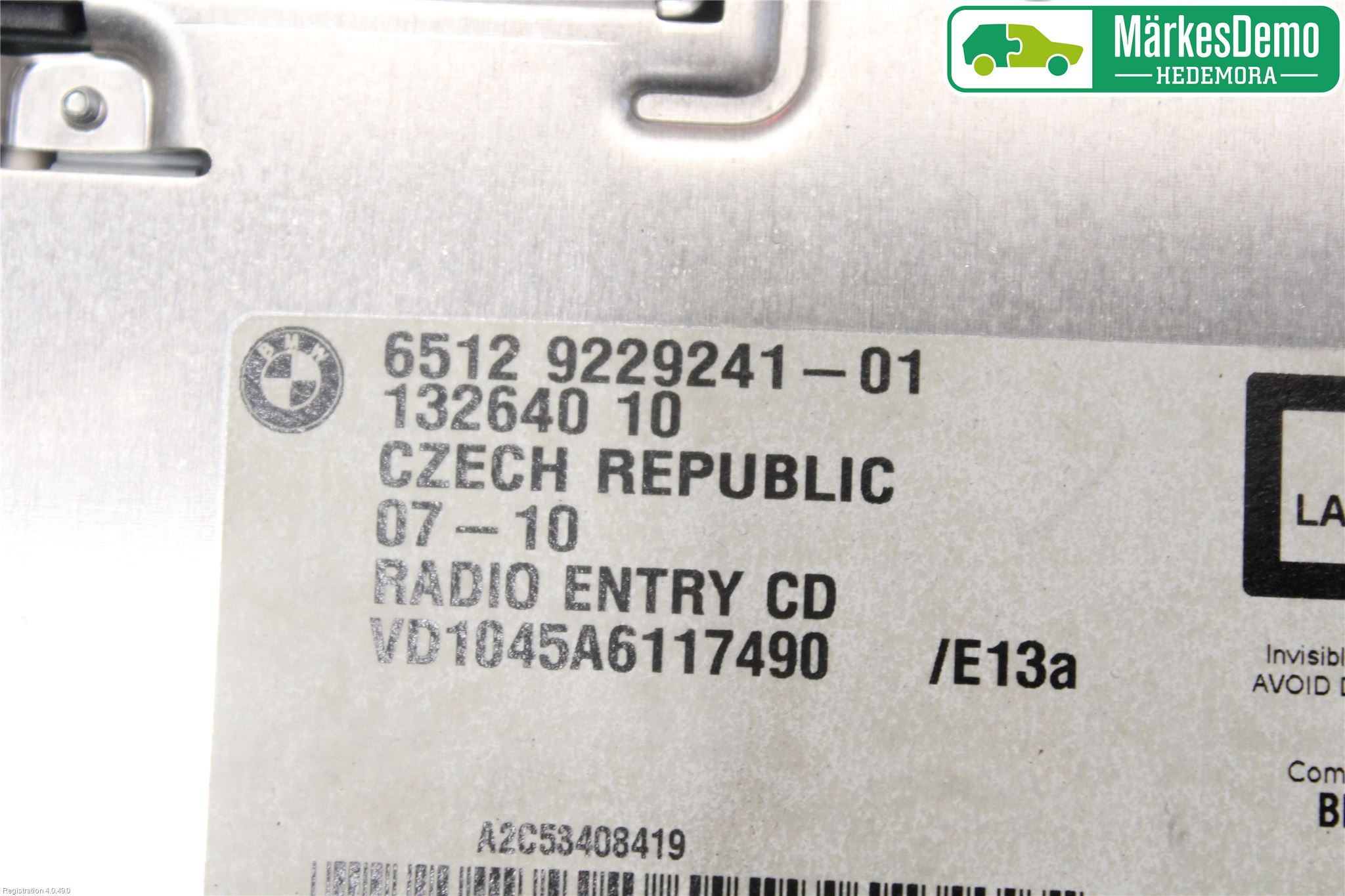 BMW 1 E87/81 5D/3D 03-11 Stereo Radio Med Cd