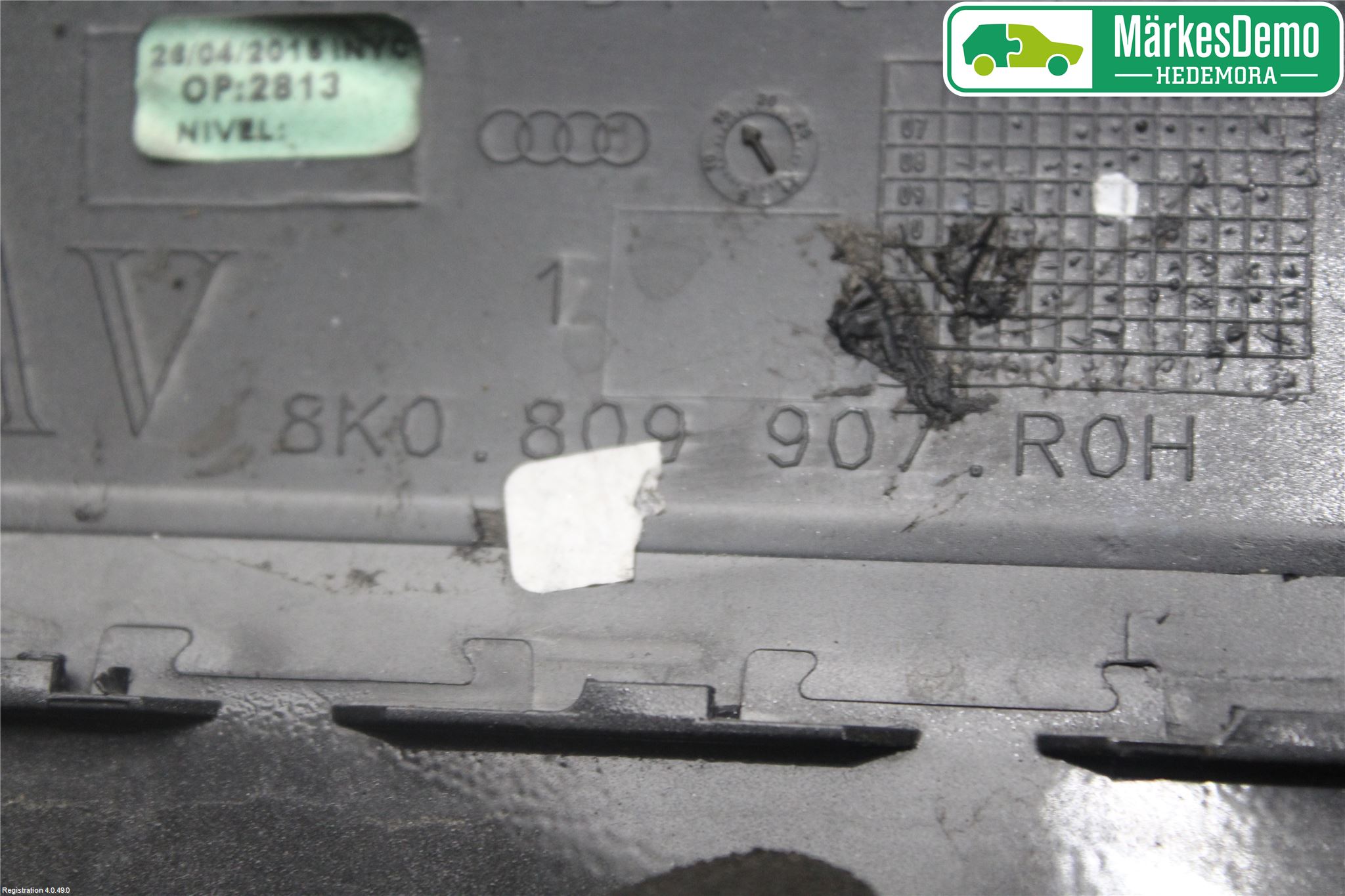 Audi A4/S4 08-11 Drivstoff Tankluke