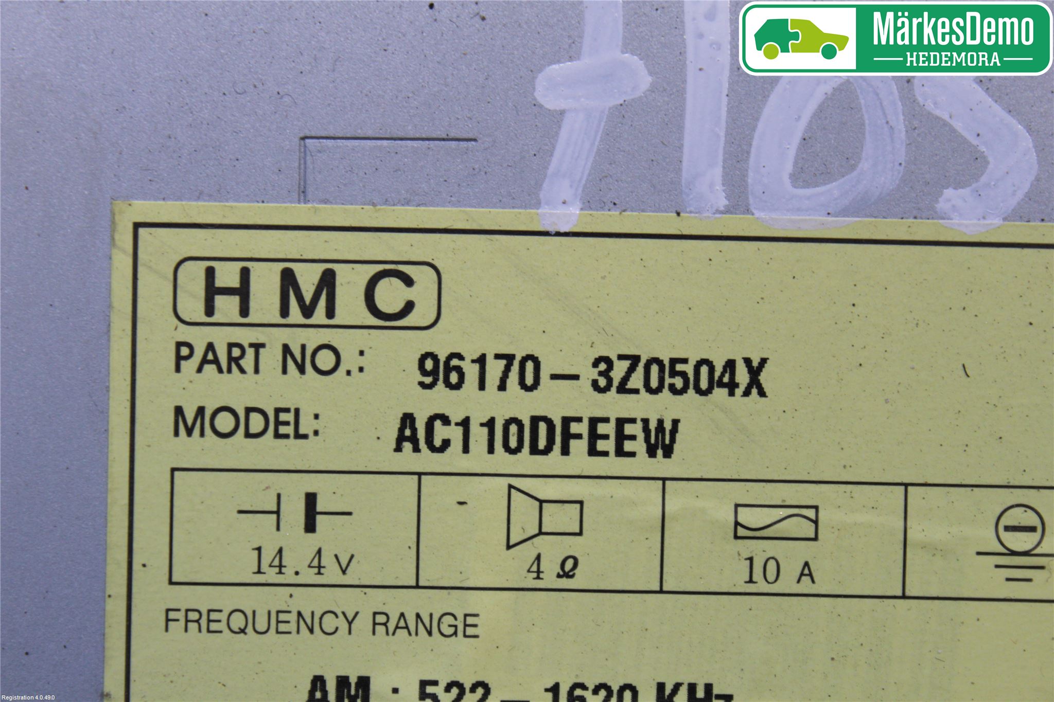 Hyundai i40 08-15 Stereo Radio Med Cd