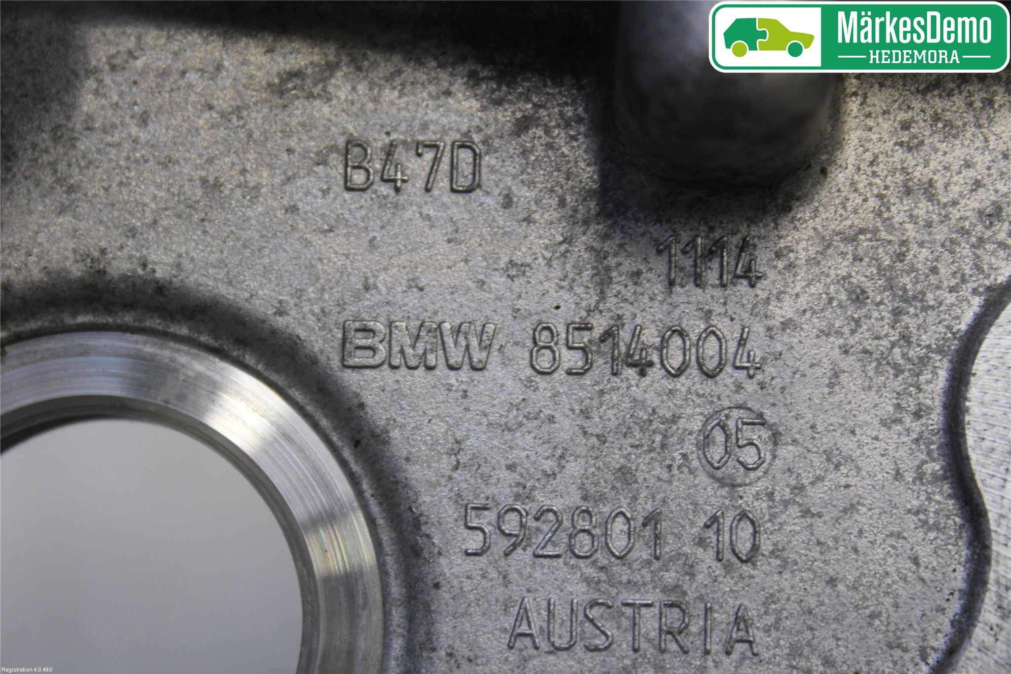 BMW X4 F26 14-18 Registerreim Deksel