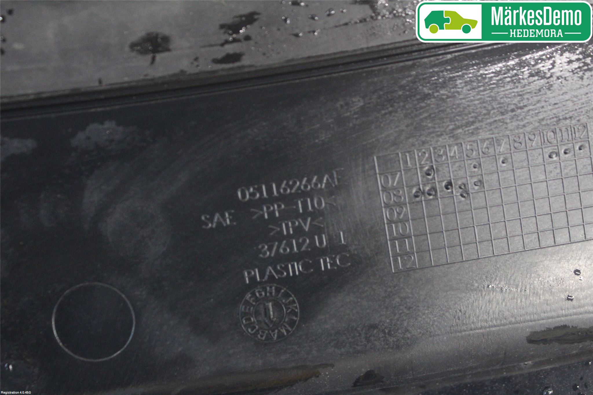 Dodge JOURNEY Visker Deksel-Grill-Under Frr