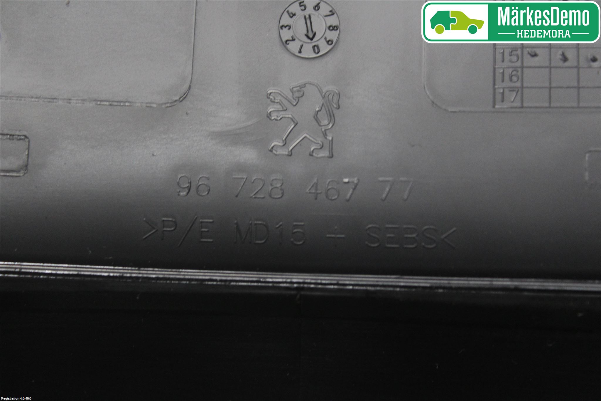 Peugeot 208 12-15 Rattdeksel - Deksler