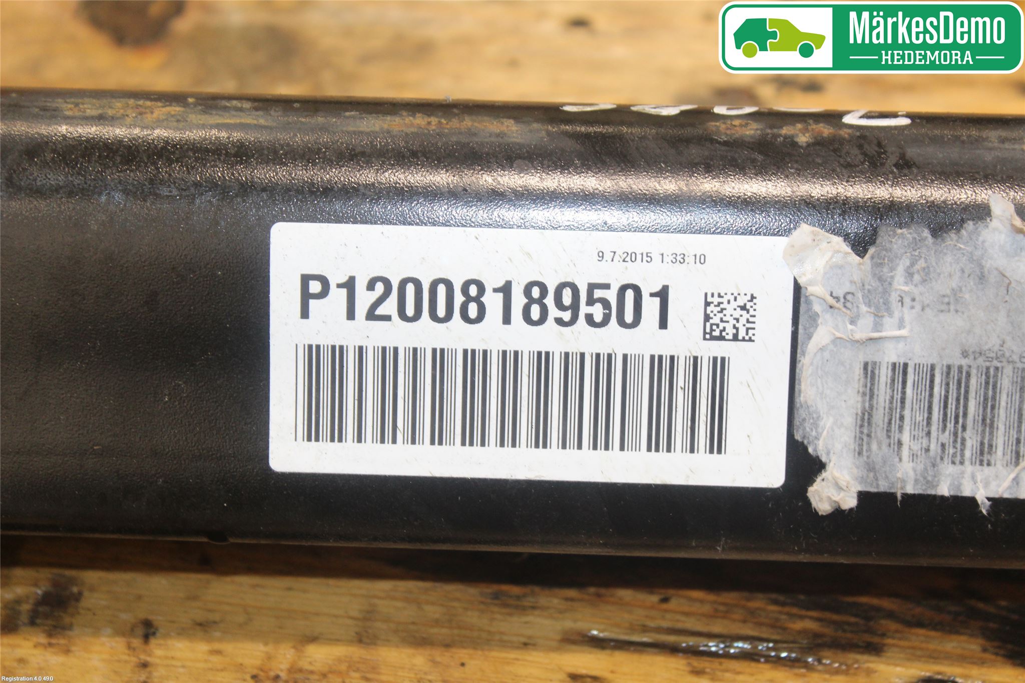 Peugeot 208 12-15 Bakaksel Feste Travers-Ramme
