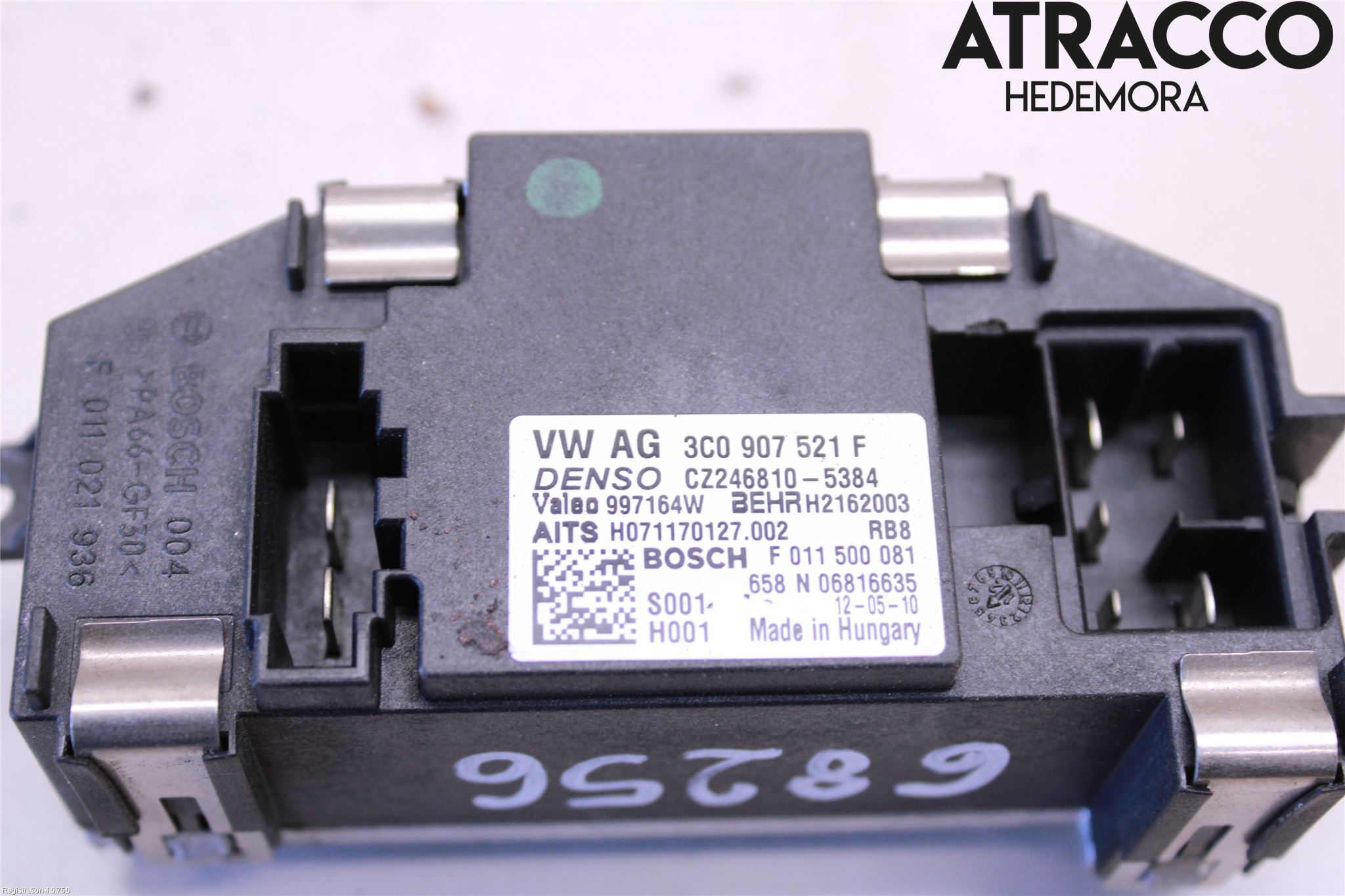 Volkswagen VW TOURAN 10-15 Varmeapparat Viftemotstand