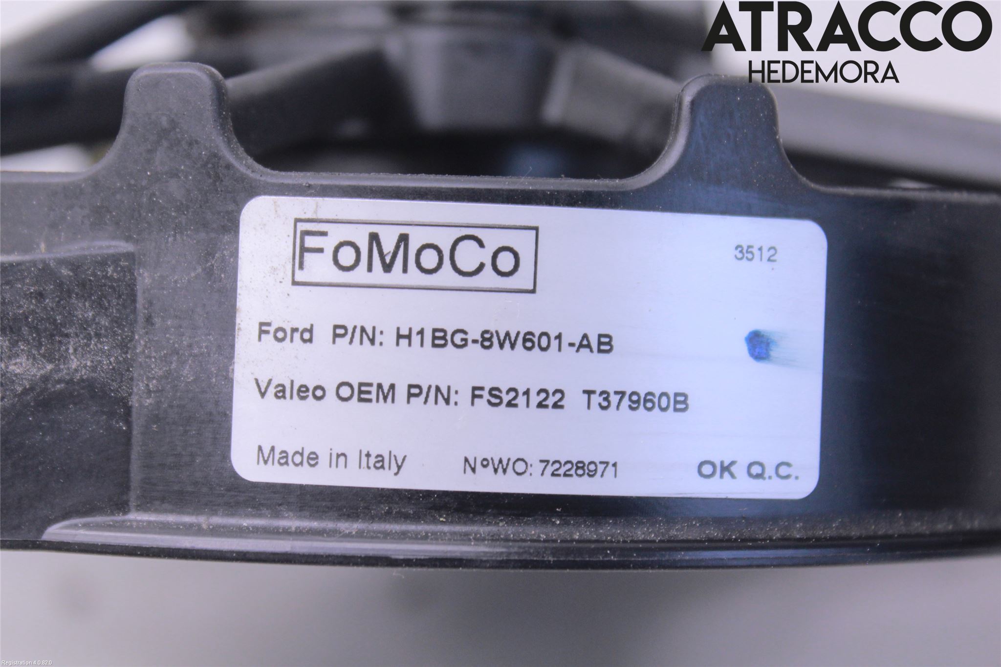 Ford ECOSPORT 17- Kjølevifte Elektrisk