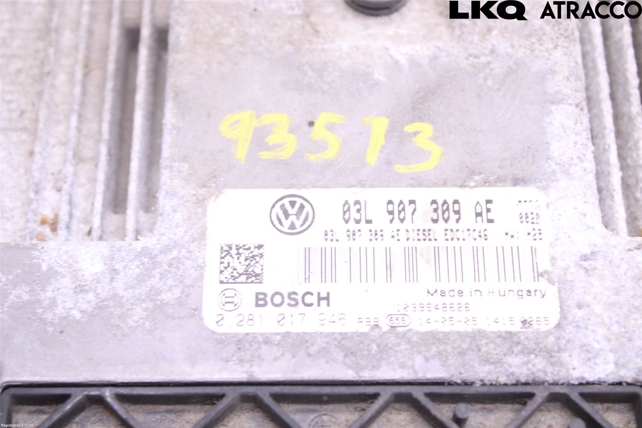 Volkswagen VW PASSAT 11-14 Styreenhet Dieselpumpe