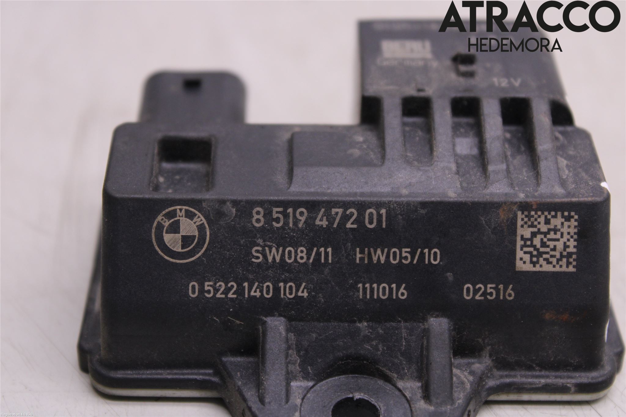 BMW 5 F10/F11/F18 09-17 Rele Gløding Diesel