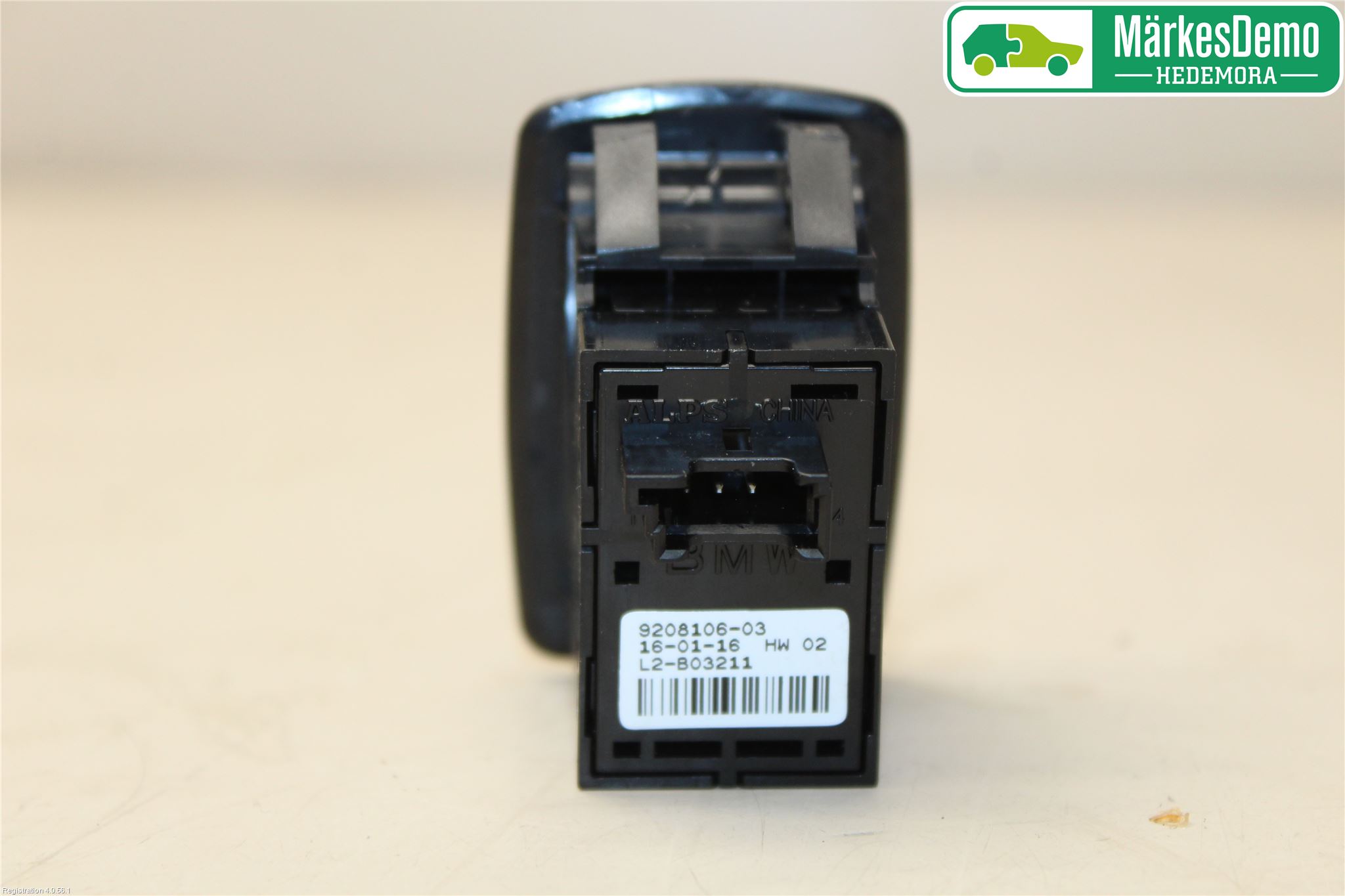 BMW 1 F20/F21 11-19 Bryter Vindusheis