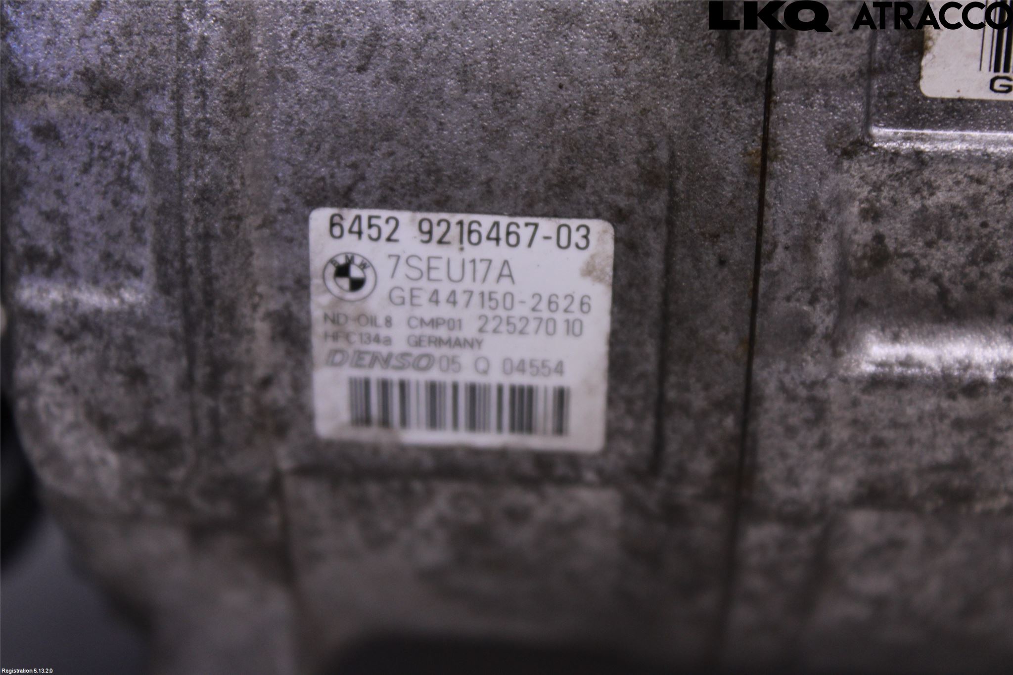 BMW X3 F25 10-17 Varme Ac Kompressor