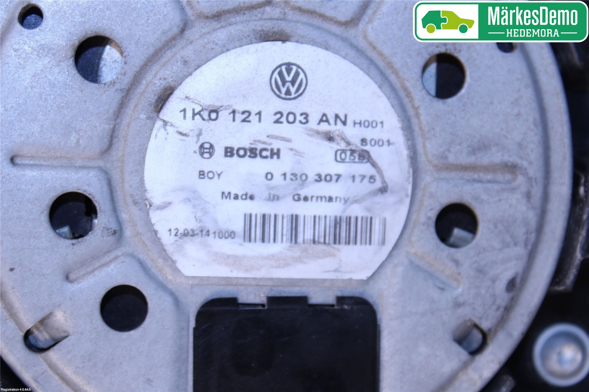 Volkswagen VW CADDY 11-15 Kjølevifte Elektrisk