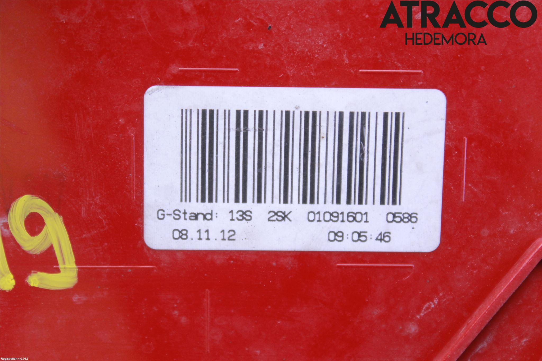 Audi A4 12-15 Baklykt Venstre
