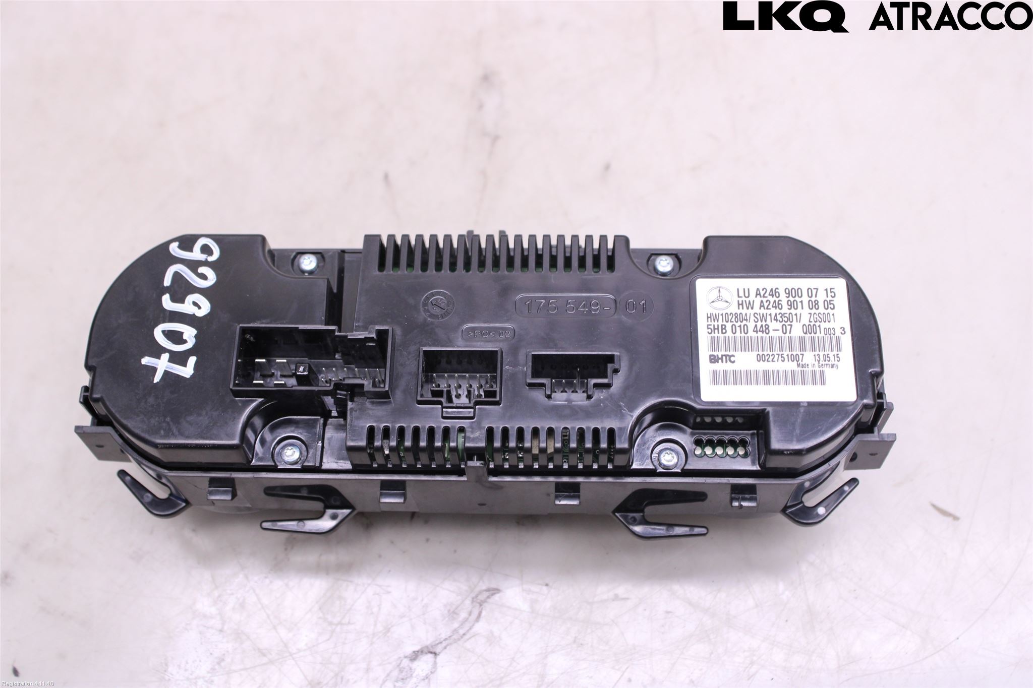 Mercedes-Benz MB CLA-KLASS (C117/X117) 13-19 Varme Ac Betjening-Display