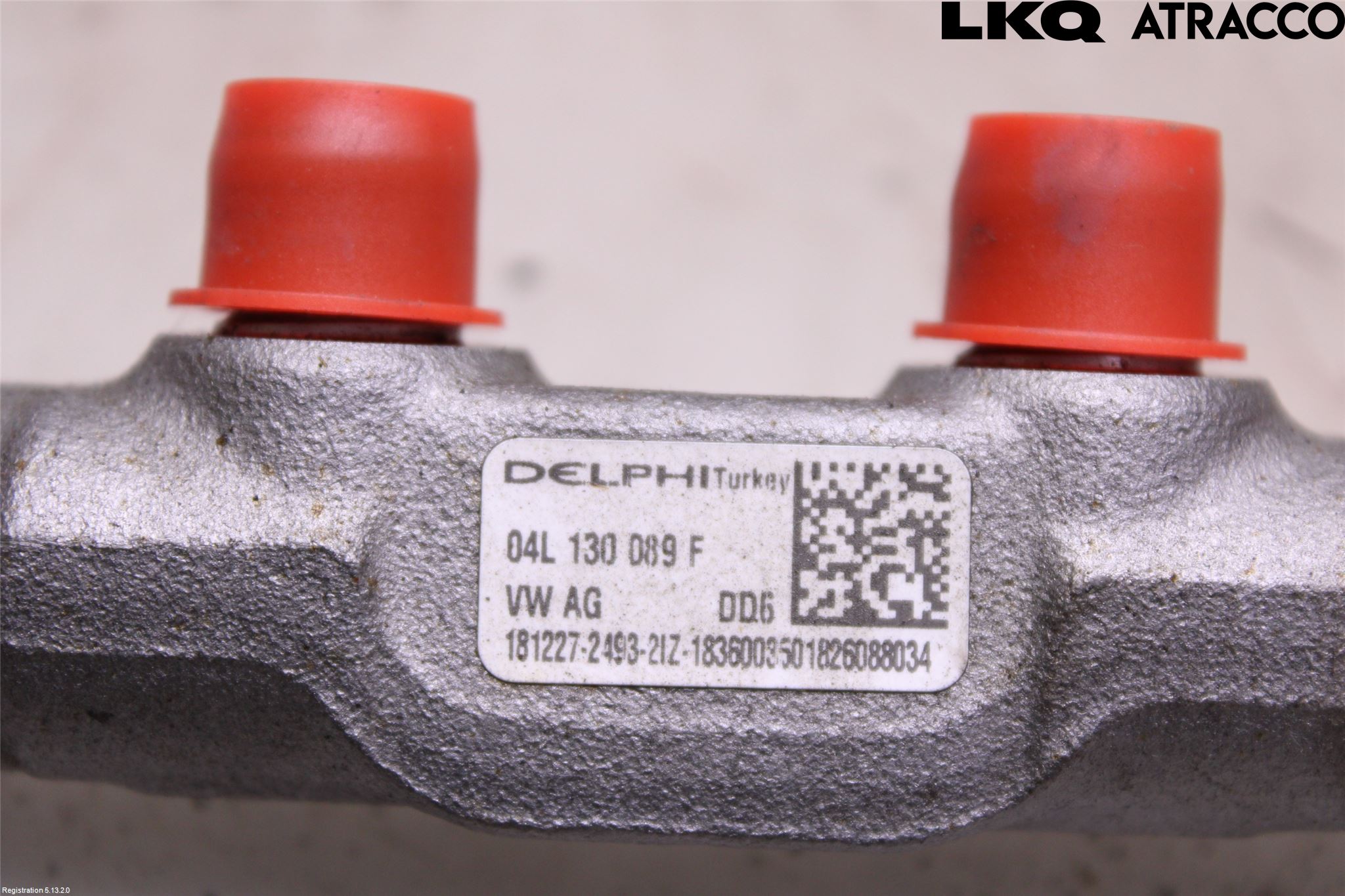 Volkswagen VW GOLF / E-GOLF VII 13-20 Inj. Fuelrail