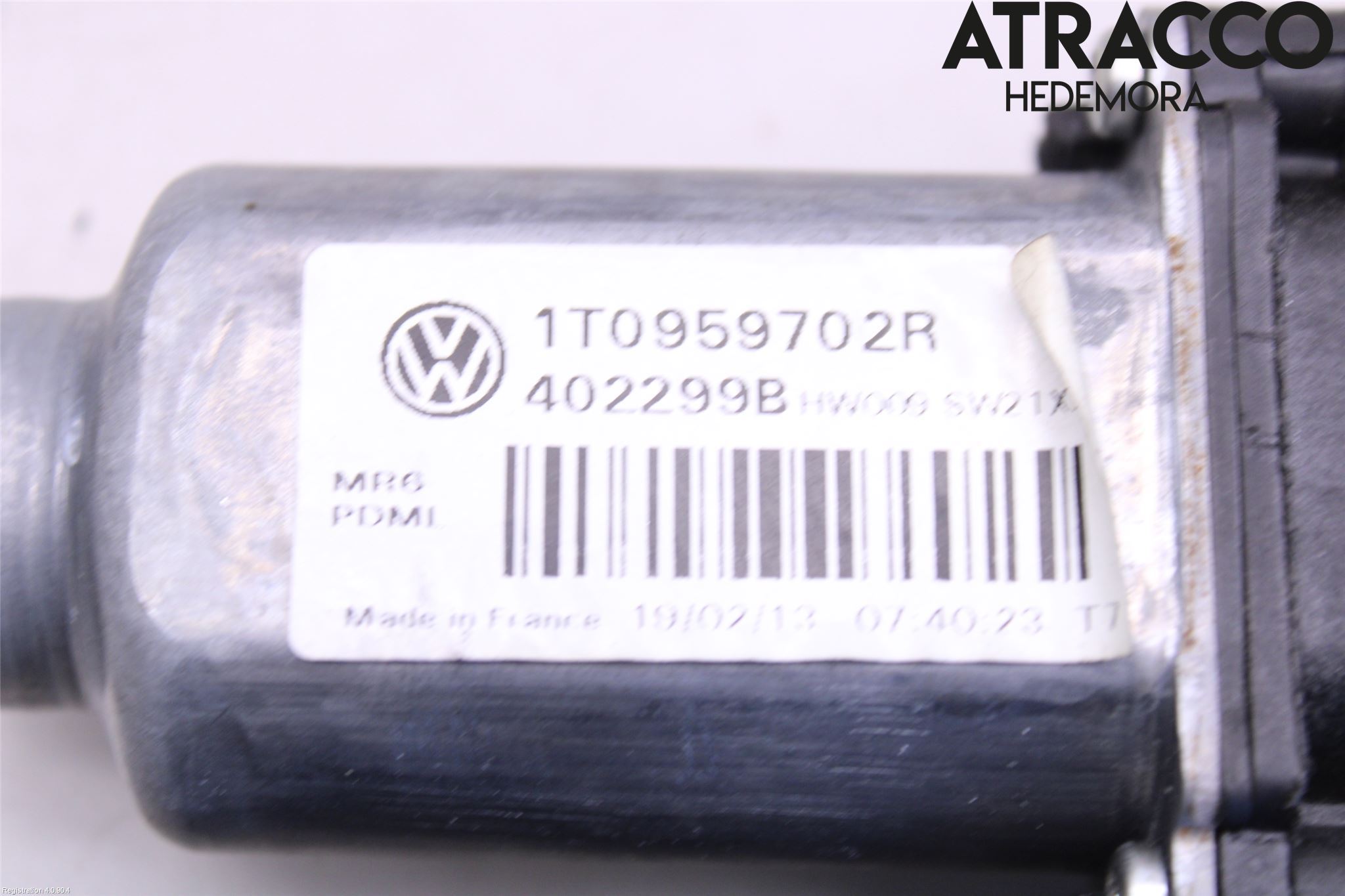 Volkswagen VW CADDY 11-15 Vindusheismotor