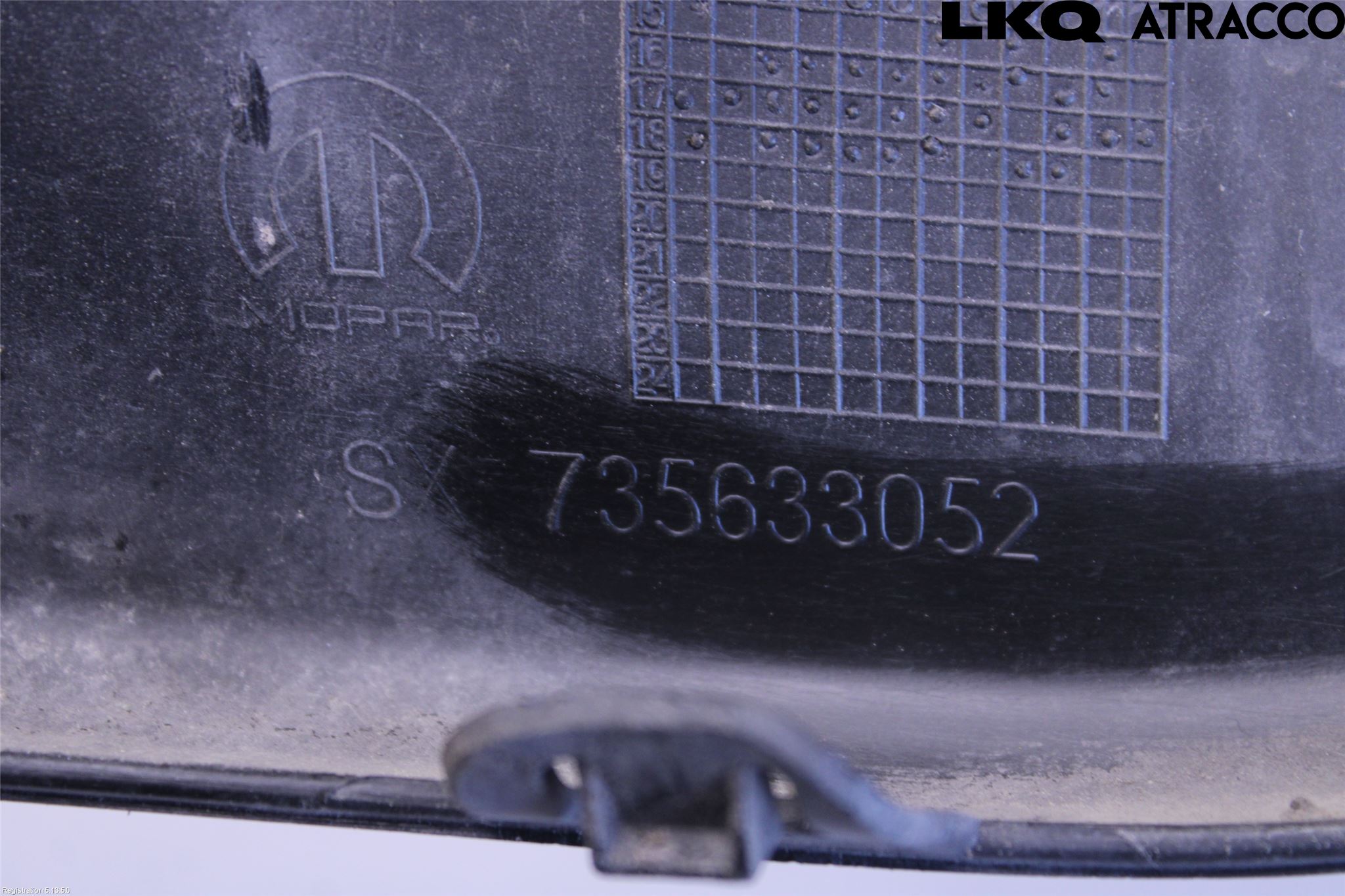 Fiat 500 07- Frontlykt Kurve-Tåkelys Ramme