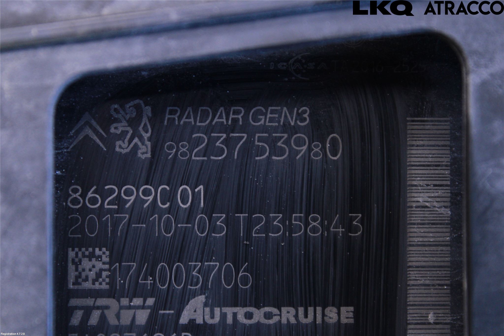 Opel GRANDLAND X 18- Sensor Kollisjonsbeskyttelse