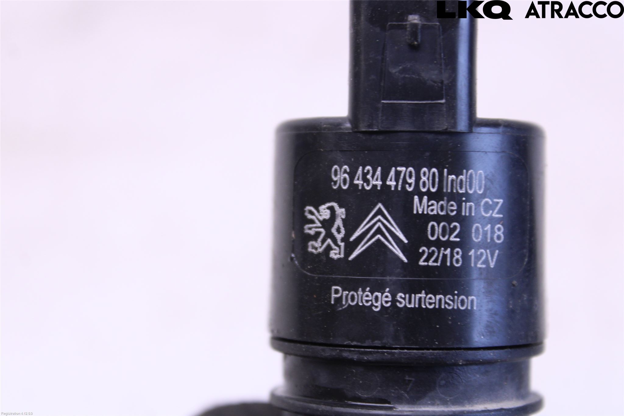Peugeot 308 14-21 Spylerpumpe Frontrute