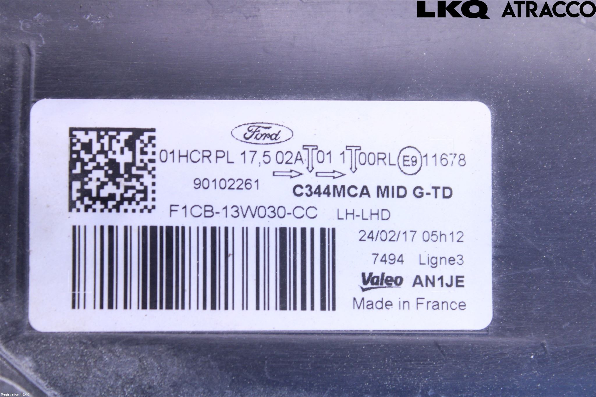 Ford C-MAX ll 15-19 Frontlykt Venstre