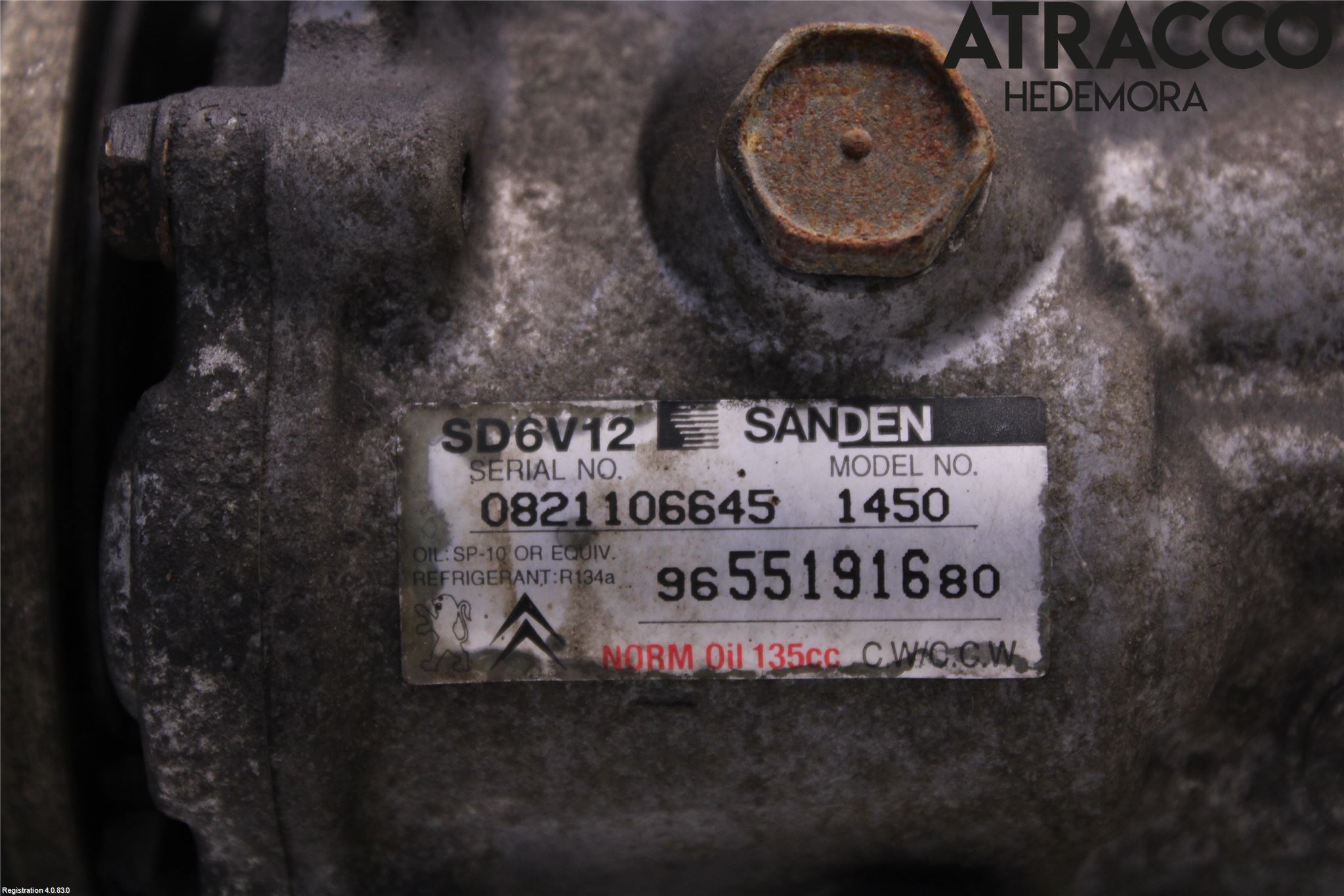Citroen C3 05-10 Varme Ac Kompressor