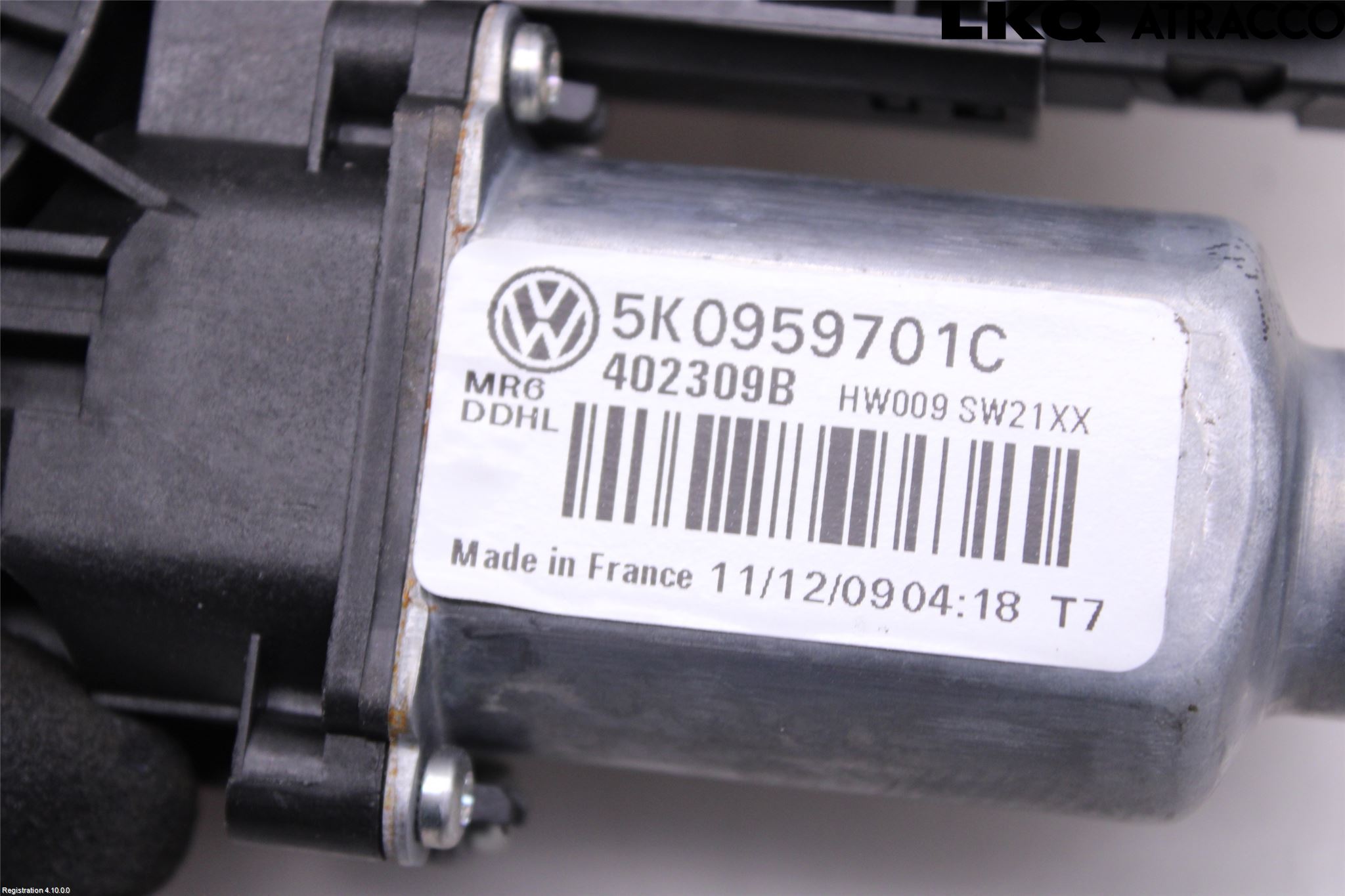 Volkswagen VW GOLF VI 09-13 Vindusheismotor