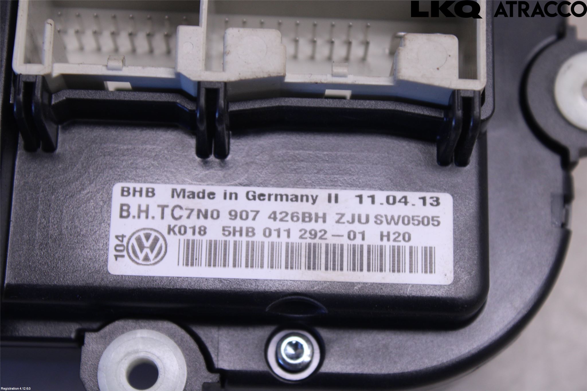 Volkswagen VW TOURAN 10-15 Varme Ac Betjening-Display