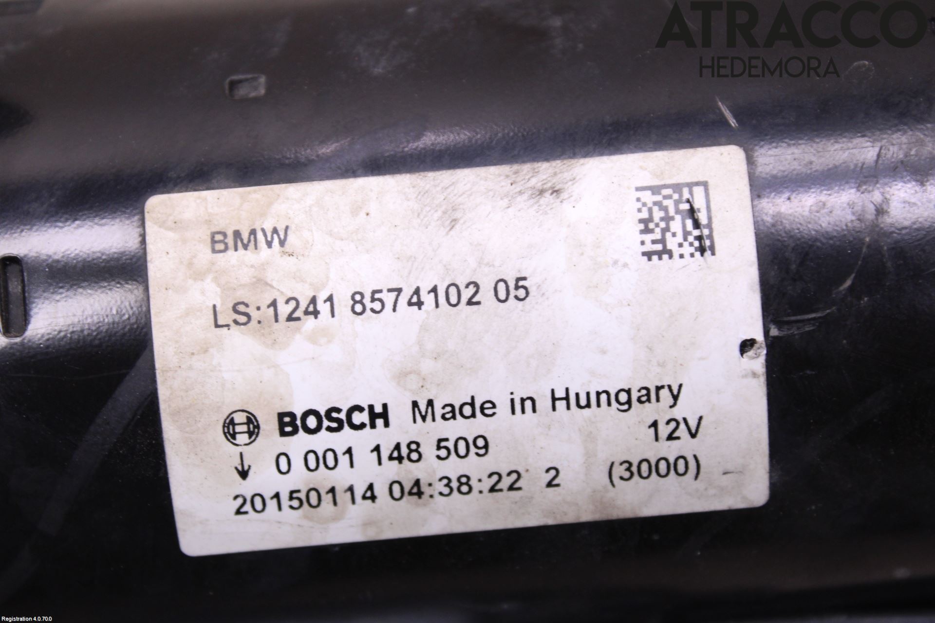 BMW 3 F30/F31/F80 12-19 Startmotor Diesel