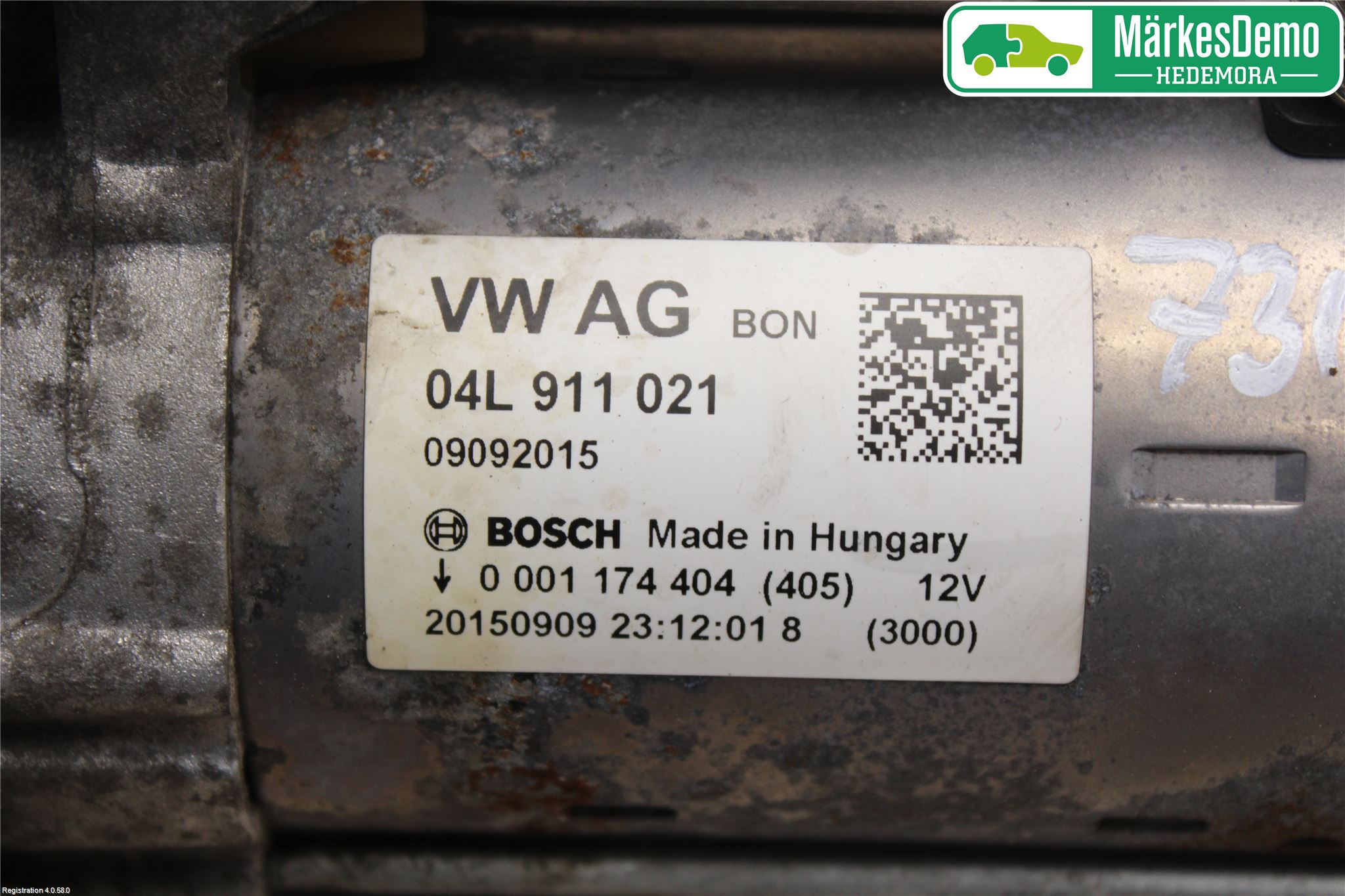 Audi A4 ALLROAD 09-16 Startmotor Diesel