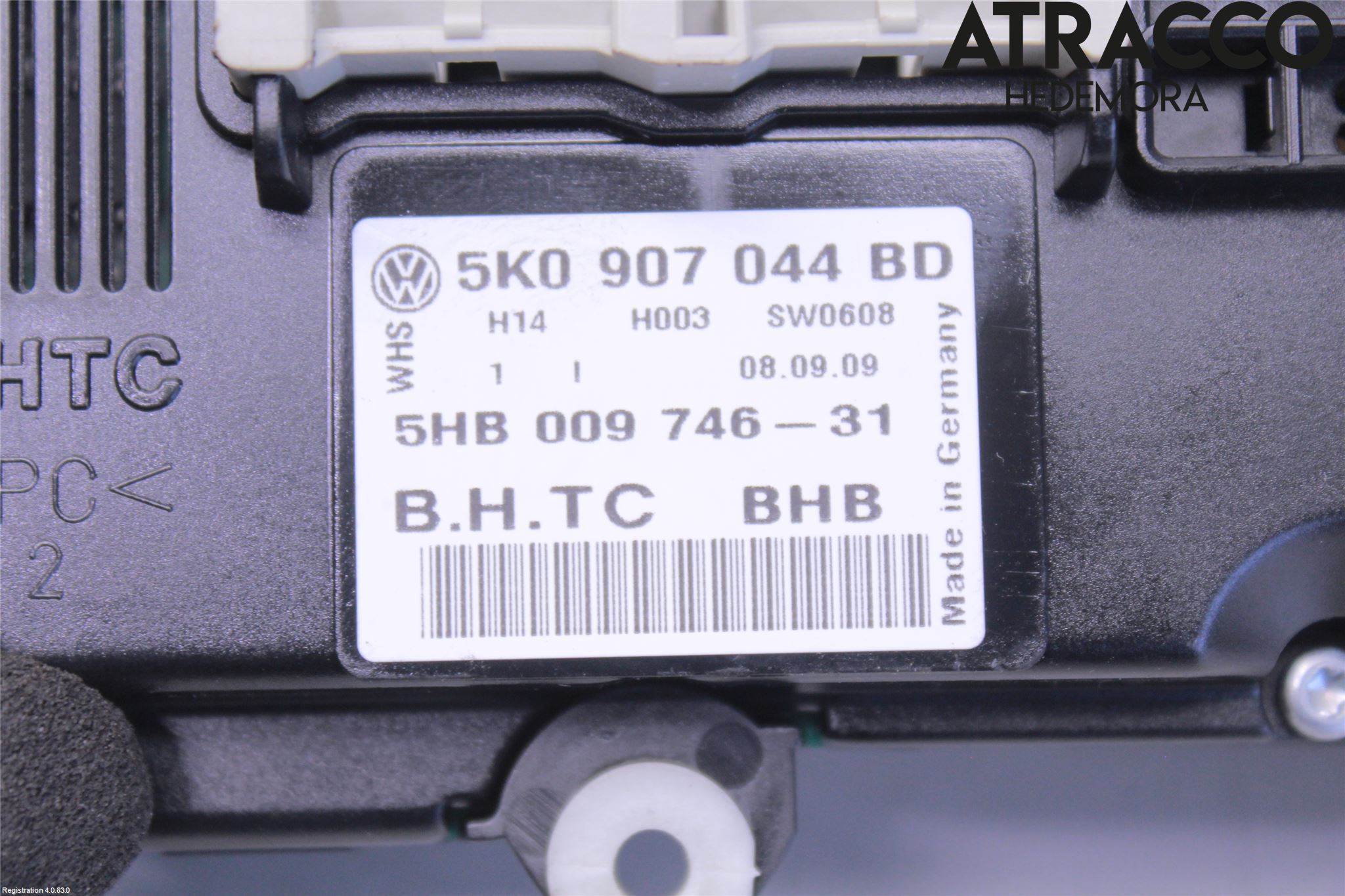Volkswagen VW PASSAT CC 08-16 Varme Ac Betjening-Display