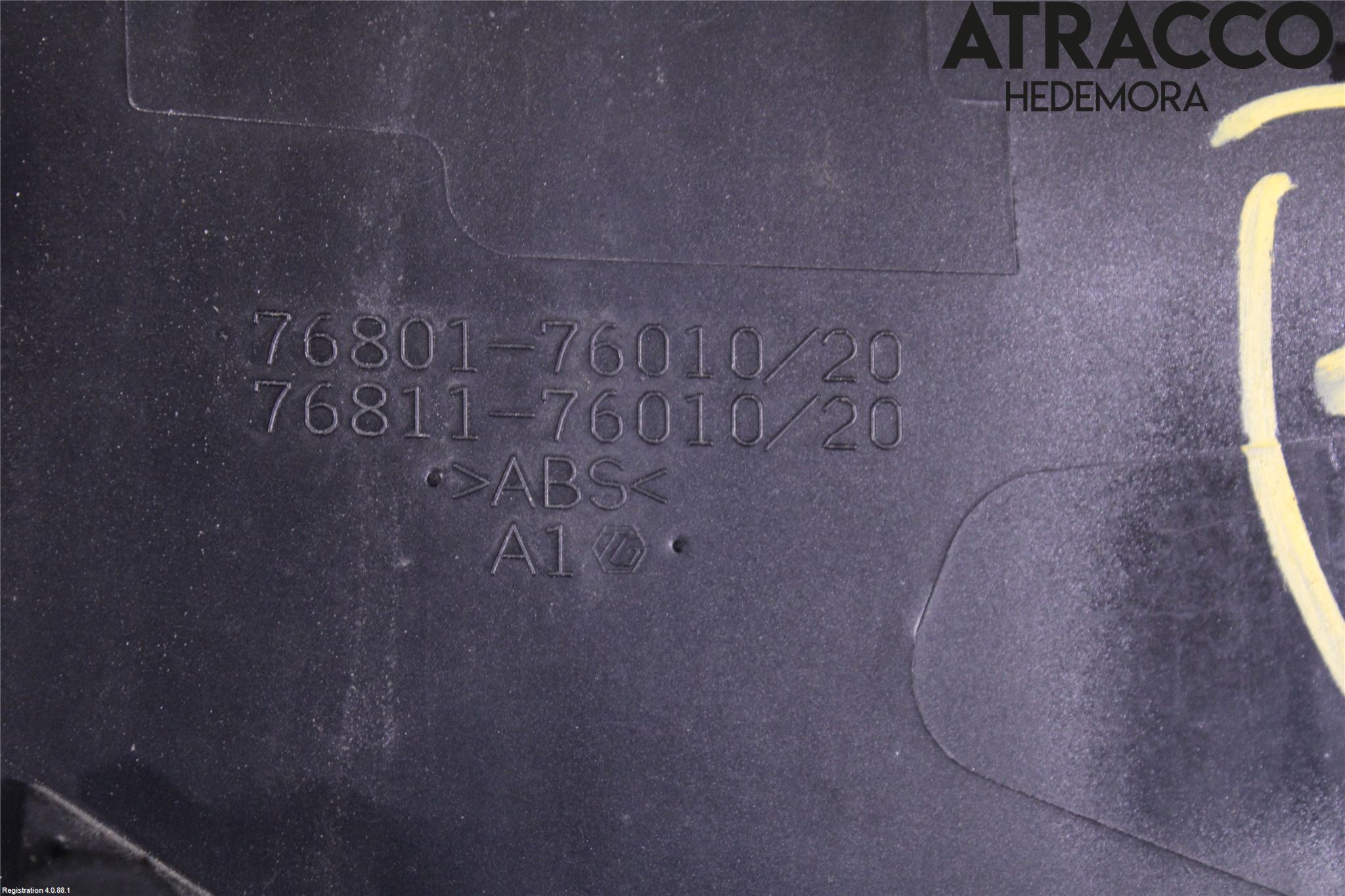 Lexus CT 200h Refleksplate - Skiltplate