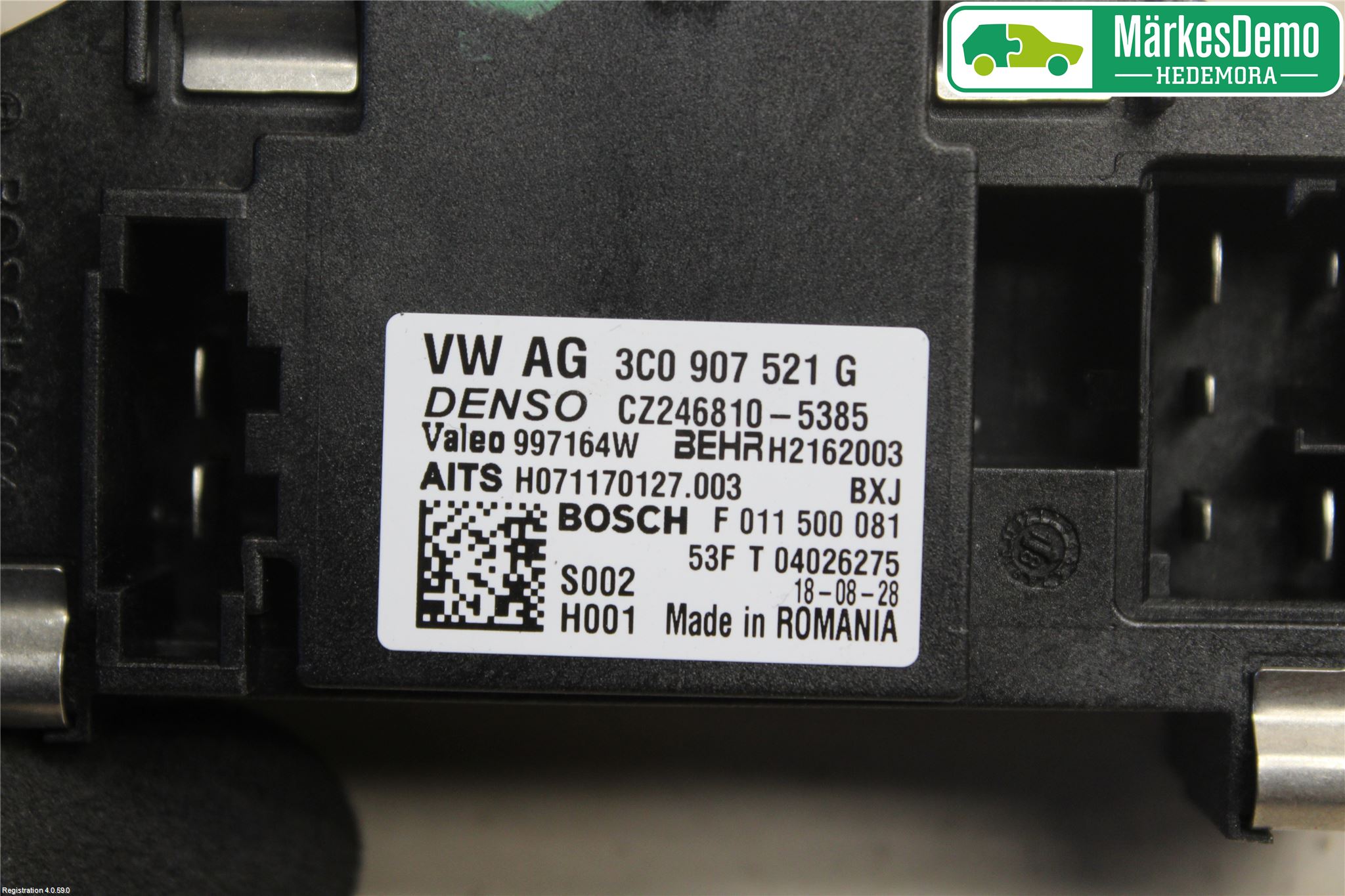 Volkswagen VW AMAROK 2H 10-22 Varmeapparat Viftemotstand