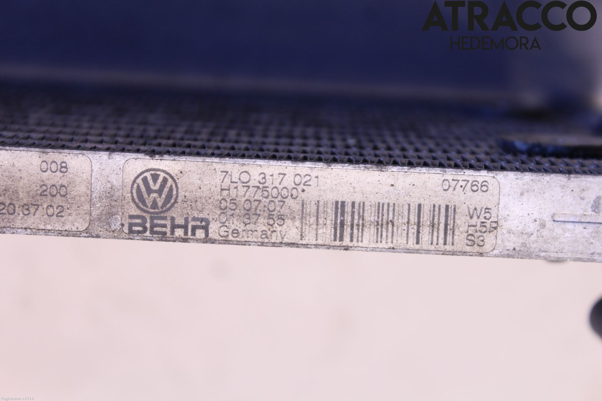 Porsche CAYENNE 03- Radiator Oljekjøler Automatgea