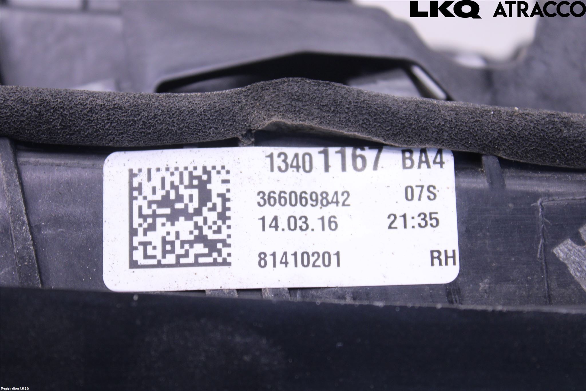 Opel ASTRA K 16-22 Baklykt Høyre  På Luke(Indre)