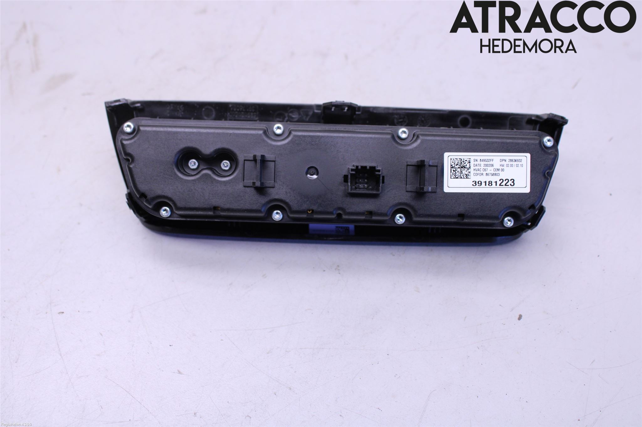 Opel CORSA F, CORSA-E 20- Varme Ac Betjening-Display