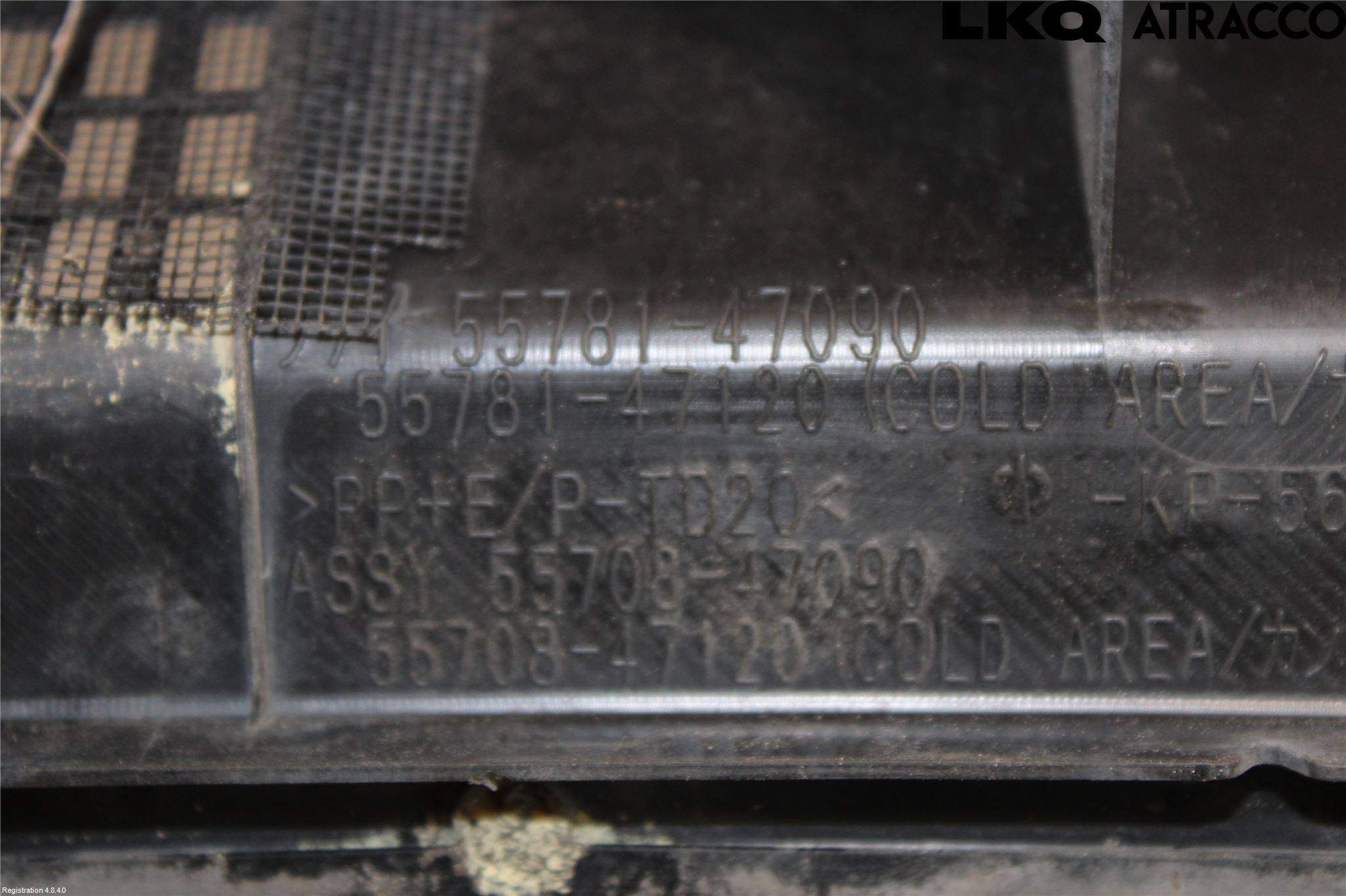 Toyota PRIUS ZVW30 09-20 Visker Deksel-Grill-Under Frr
