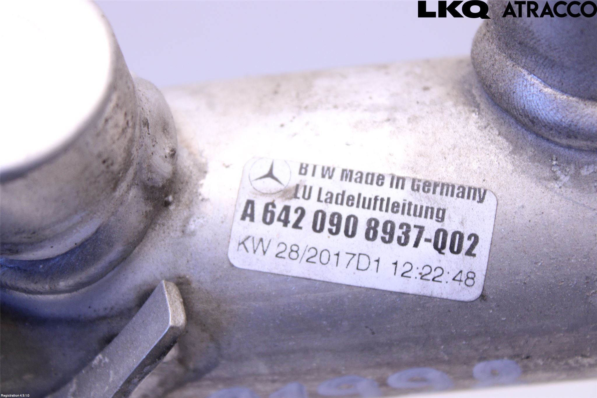 Mercedes-Benz MB ML/GLE-KLASS (W166) 12-18 Intercooler Rør-Slange