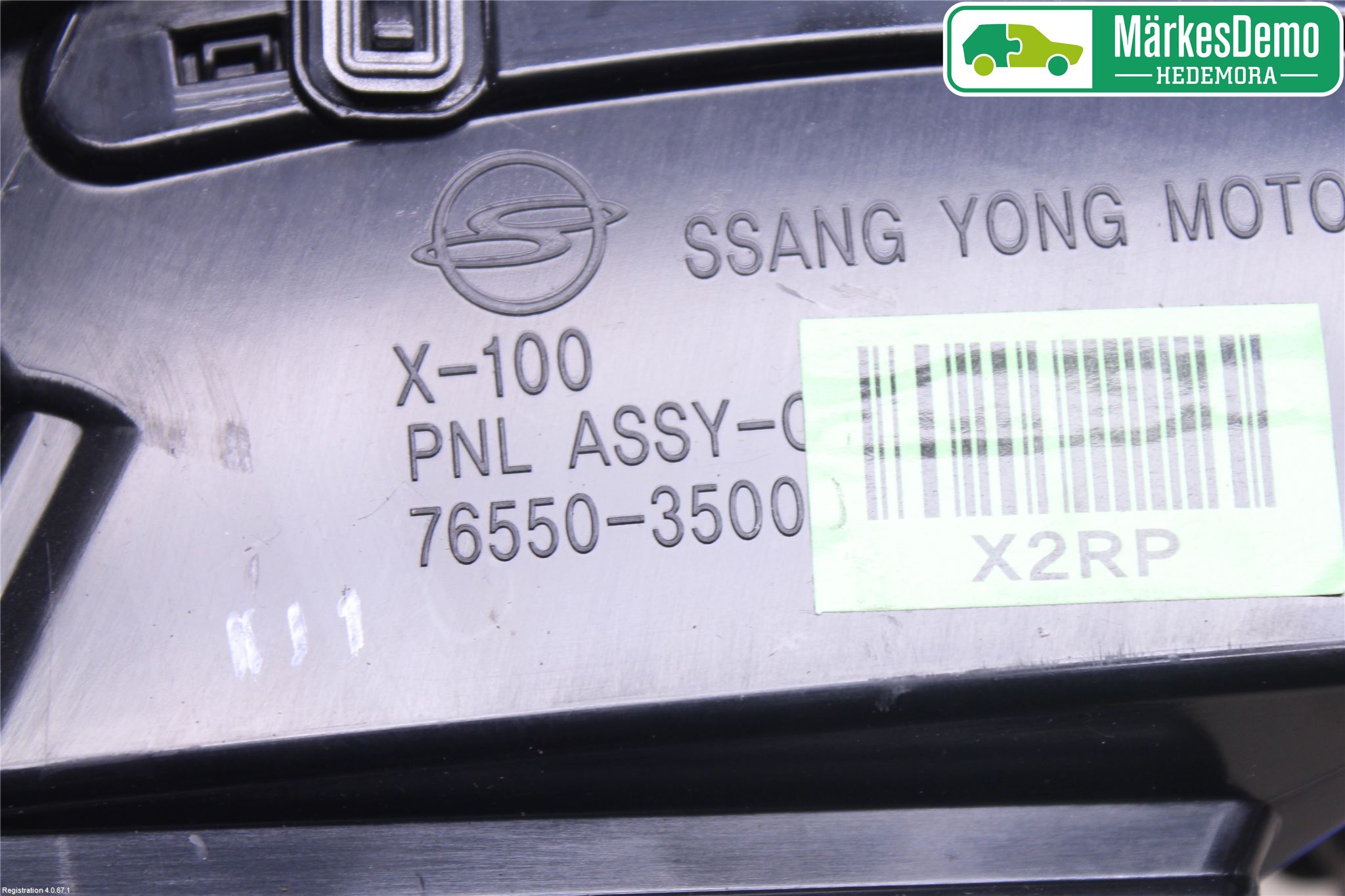 SsangYong SSANG YONG TIVOLI 17- Dashbord Kanal - Dyse