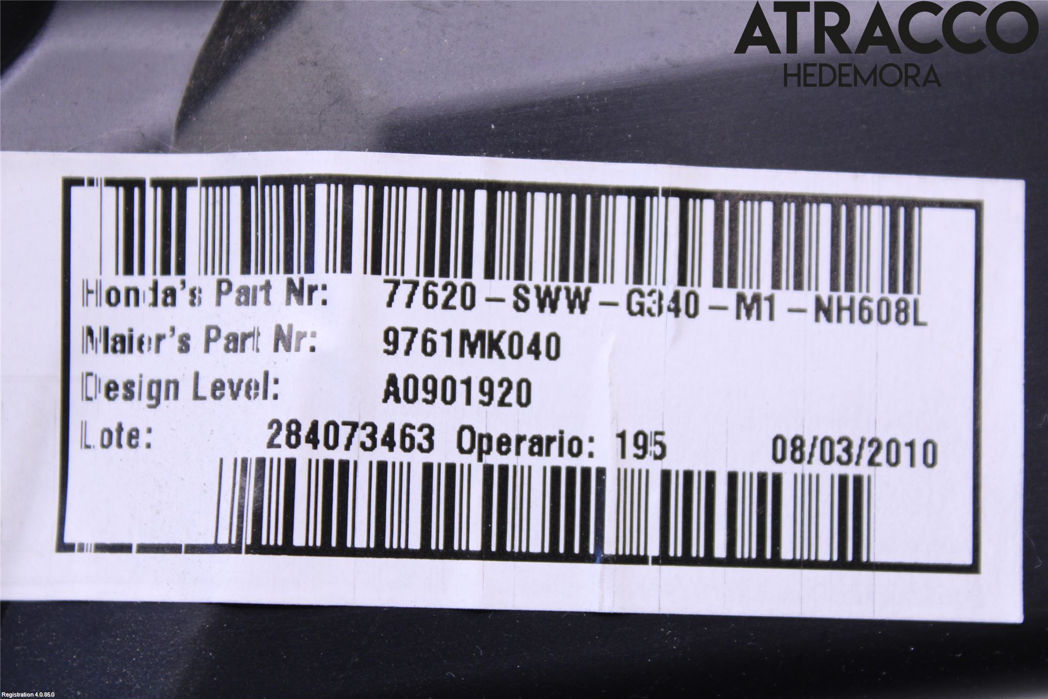 Honda CR-V 07-12 Dashbord Kanal - Dyse